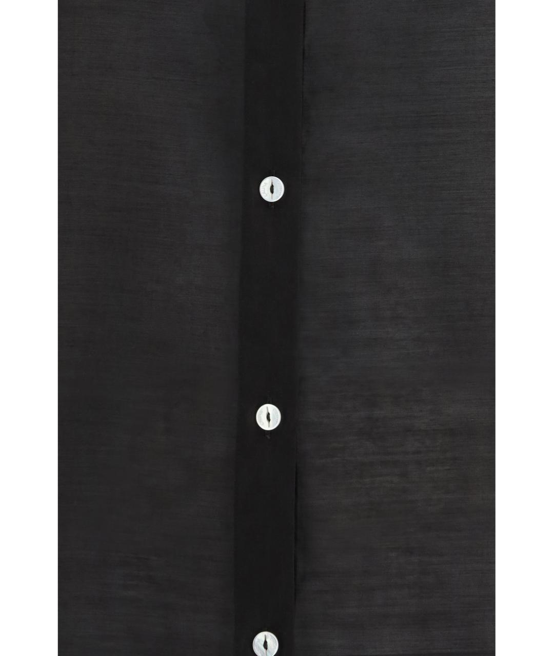 Cruna Черная вискозная рубашка, фото 3