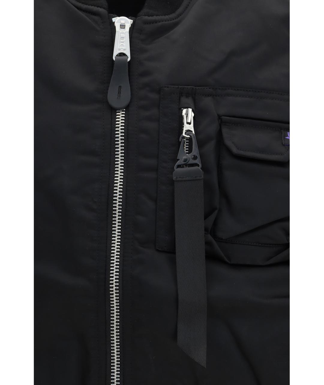 ALPHA INDUSTRIES Черный синтетический жилет, фото 3