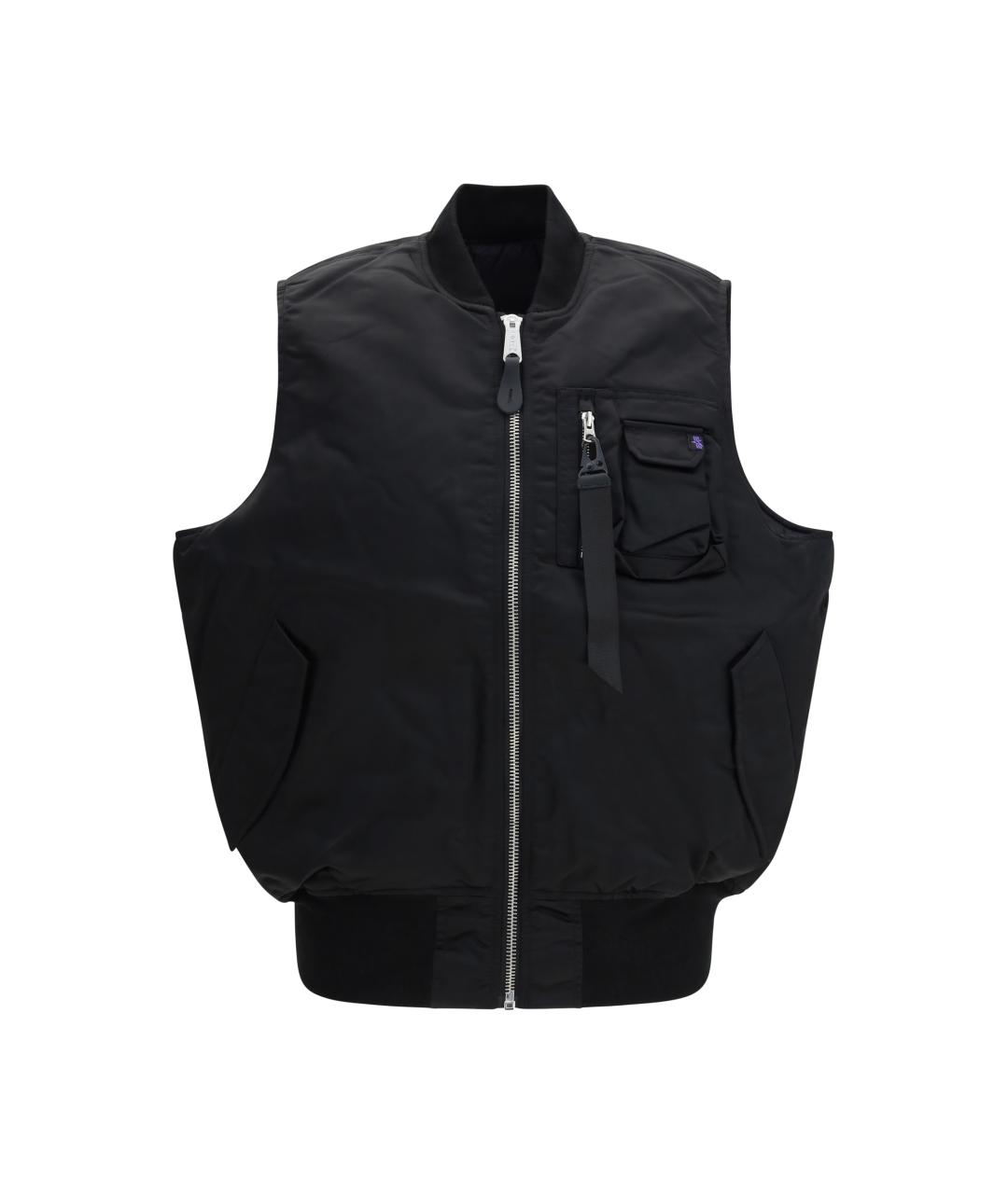 ALPHA INDUSTRIES Черный синтетический жилет, фото 1