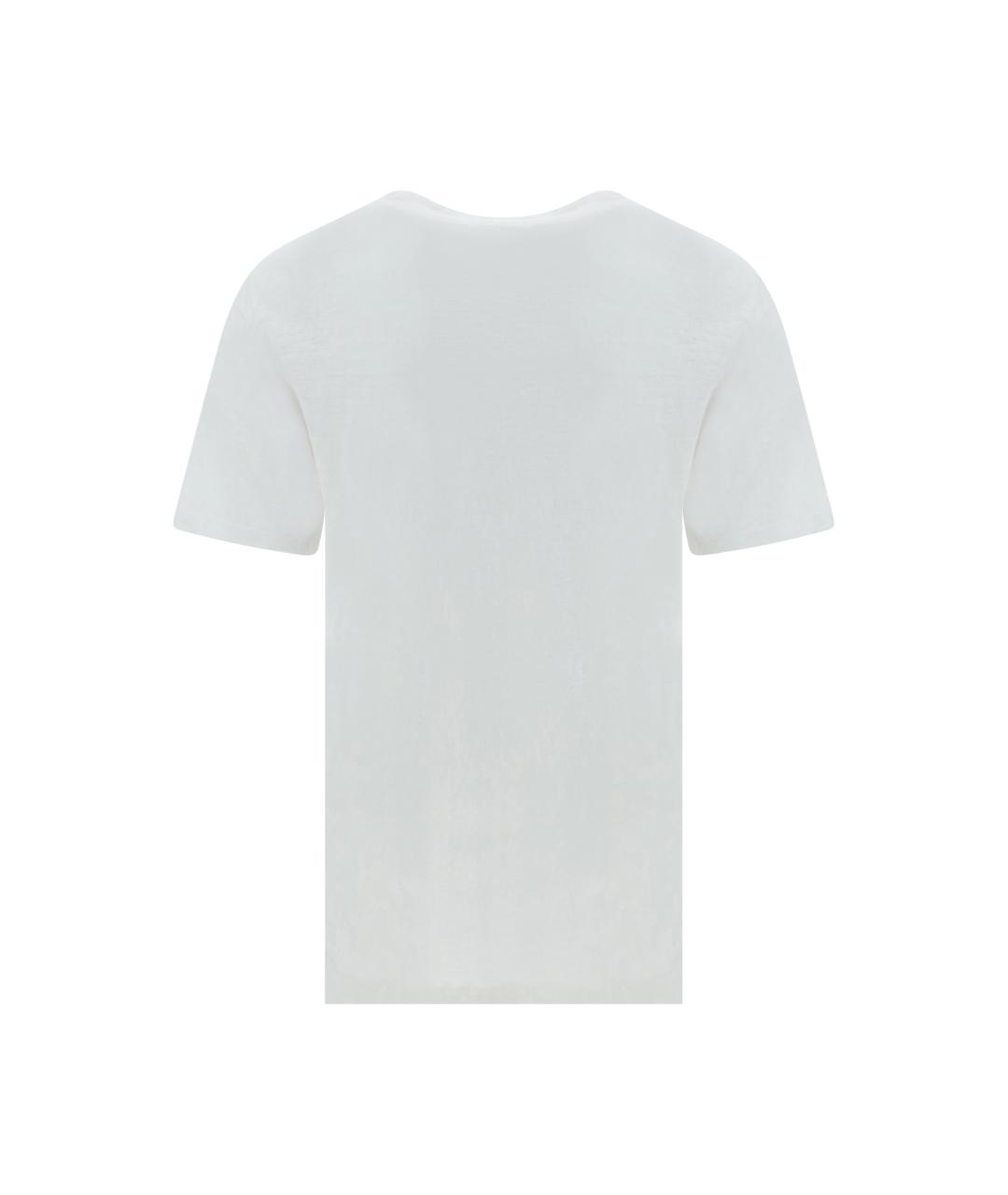 ISABEL MARANT ETOILE Белая льняная футболка, фото 2