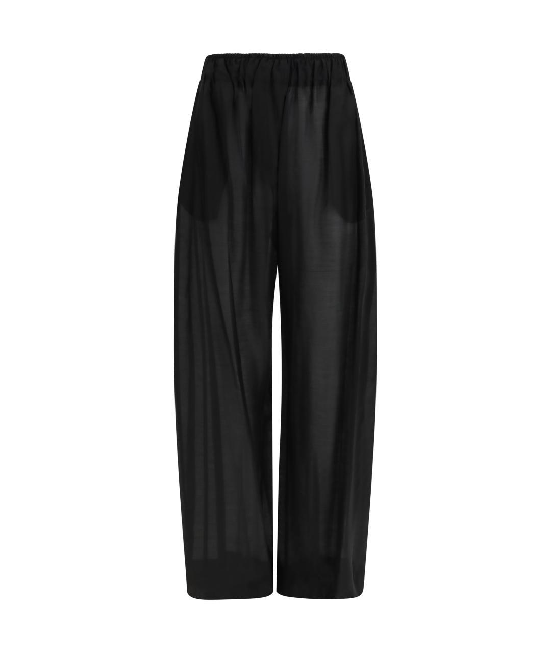 THELATEST Черные прямые брюки, фото 1