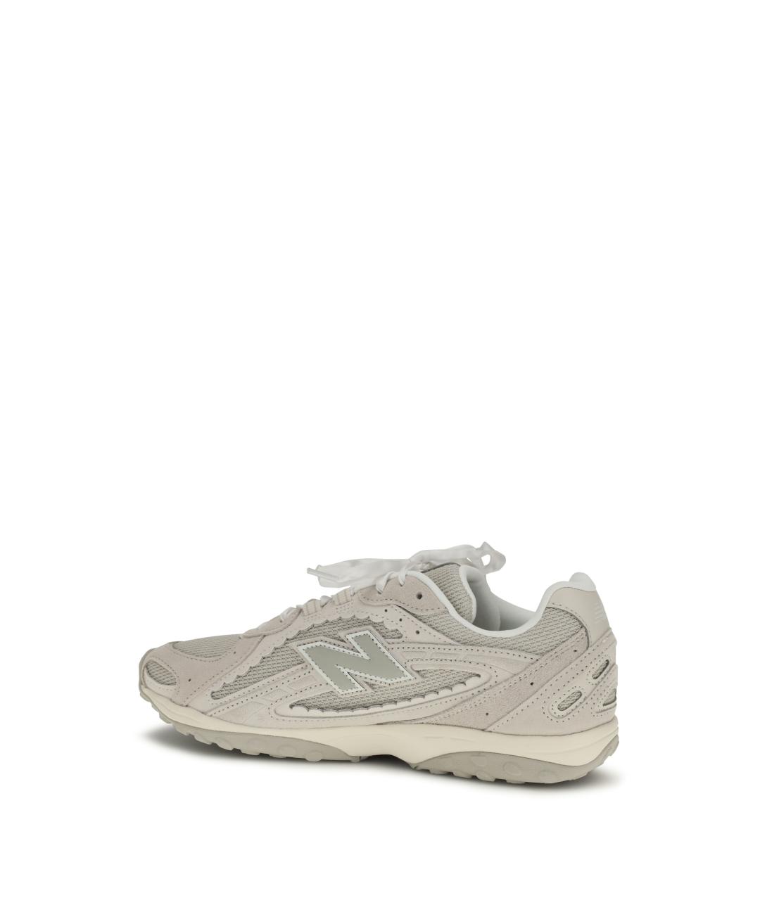 NEW BALANCE Бежевые замшевые низкие кроссовки / кеды, фото 3