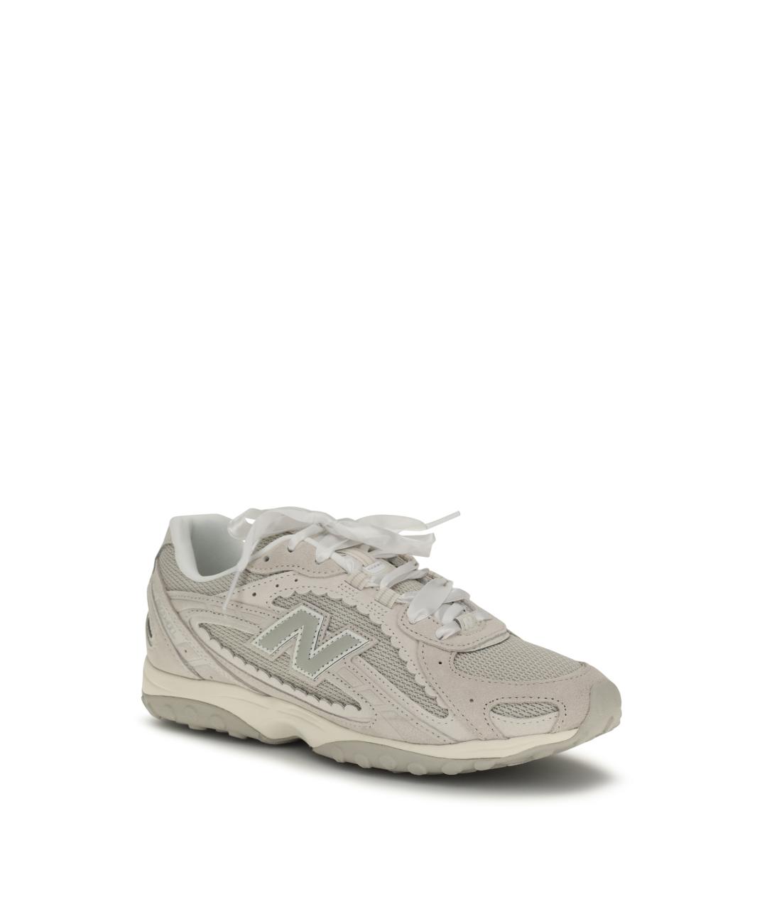 NEW BALANCE Бежевые замшевые низкие кроссовки / кеды, фото 2