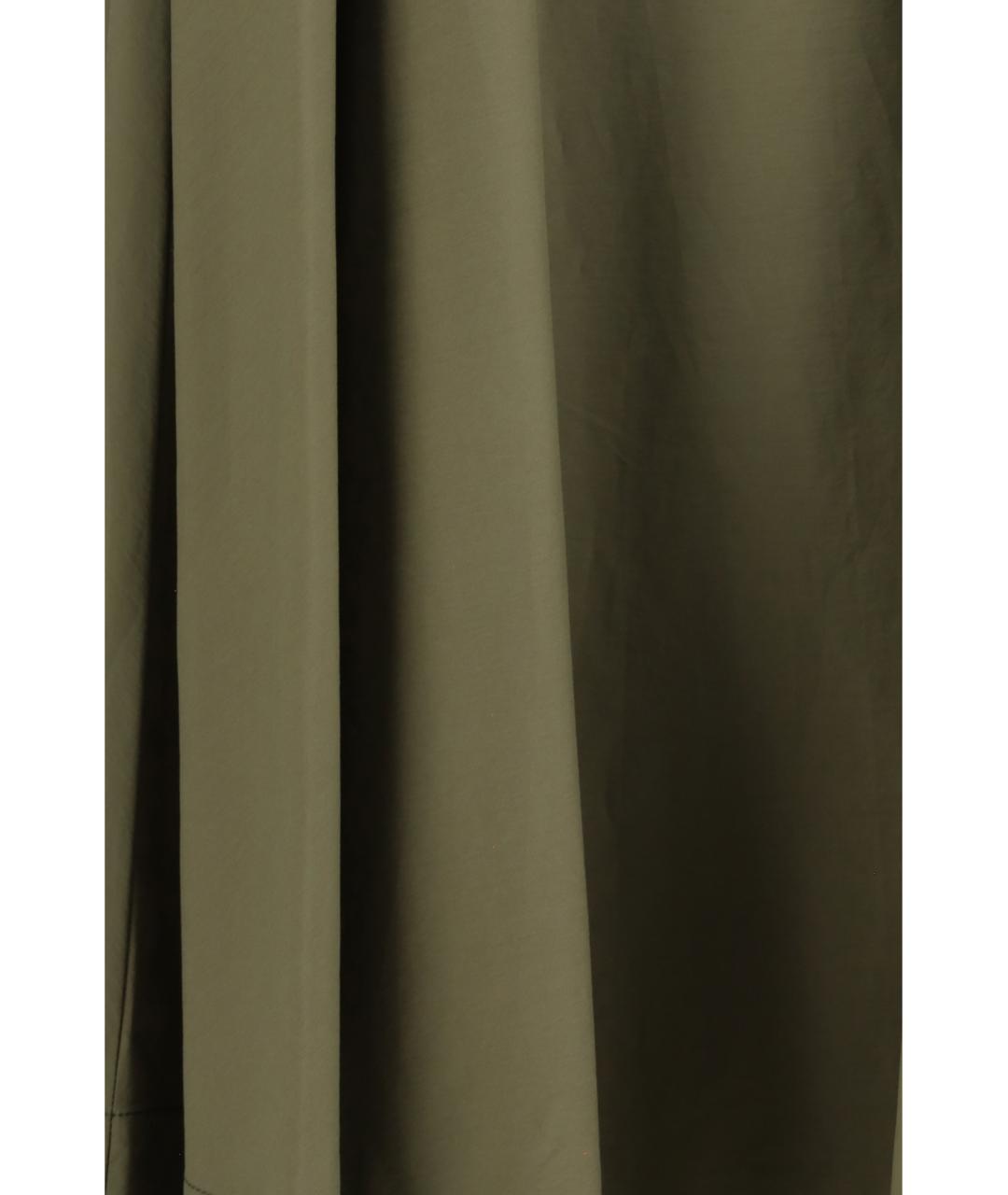 Cruna Зеленая хлопковая юбка миди, фото 3