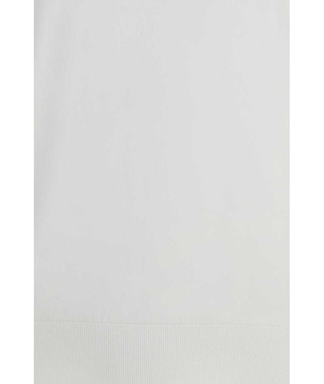 ZEGNA Белая хлопковая футболка, фото 3