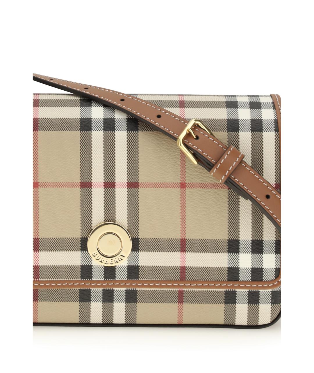 BURBERRY Бежевая сумка через плечо, фото 4