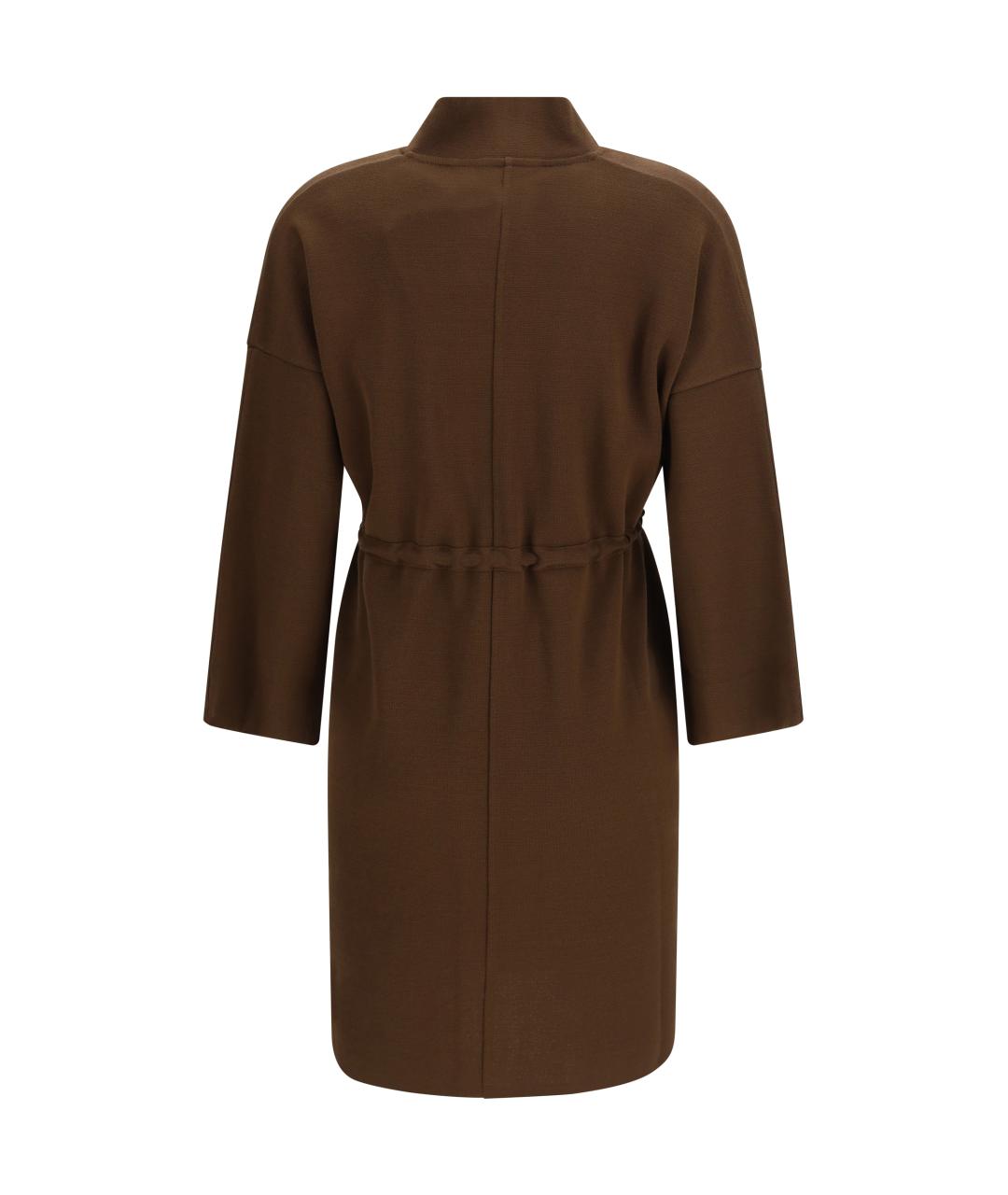 ELLA Коричневый вискозный кардиган, фото 2