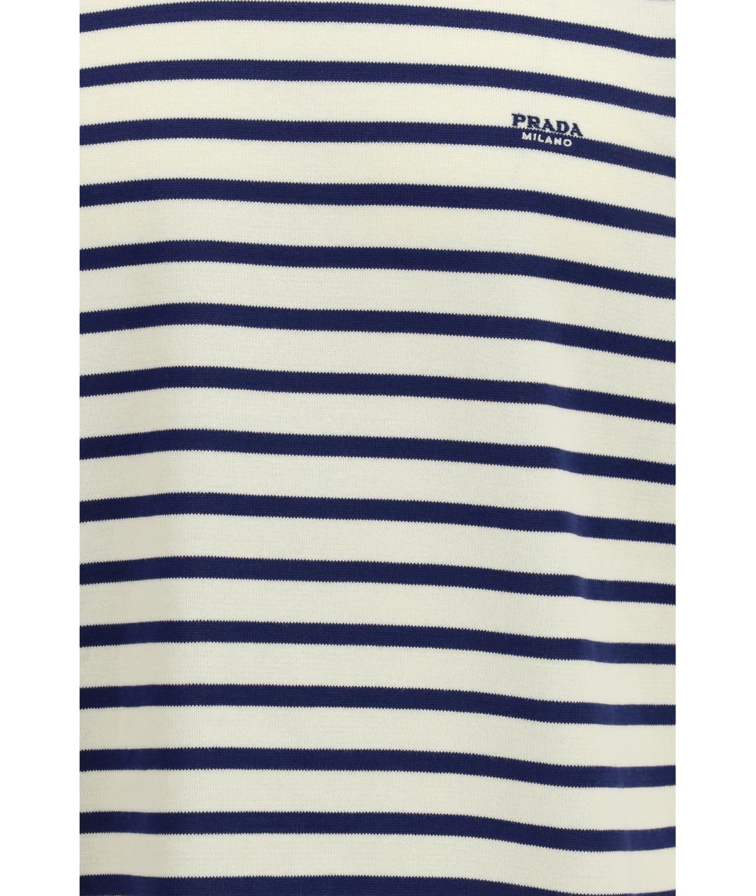 PRADA Мульти хлопковая футболка, фото 3