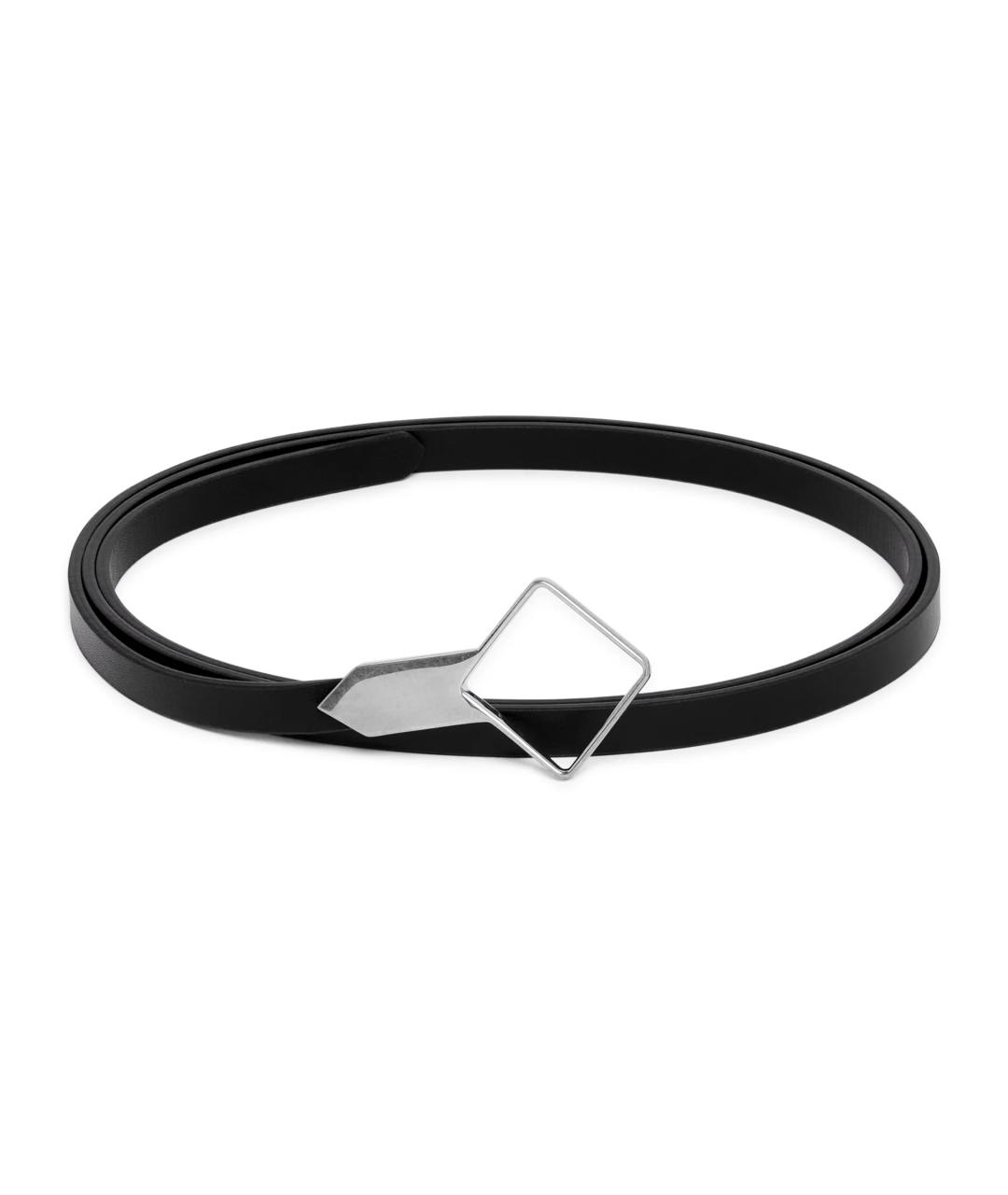 THE ROW Черный кожаный ремень, фото 3