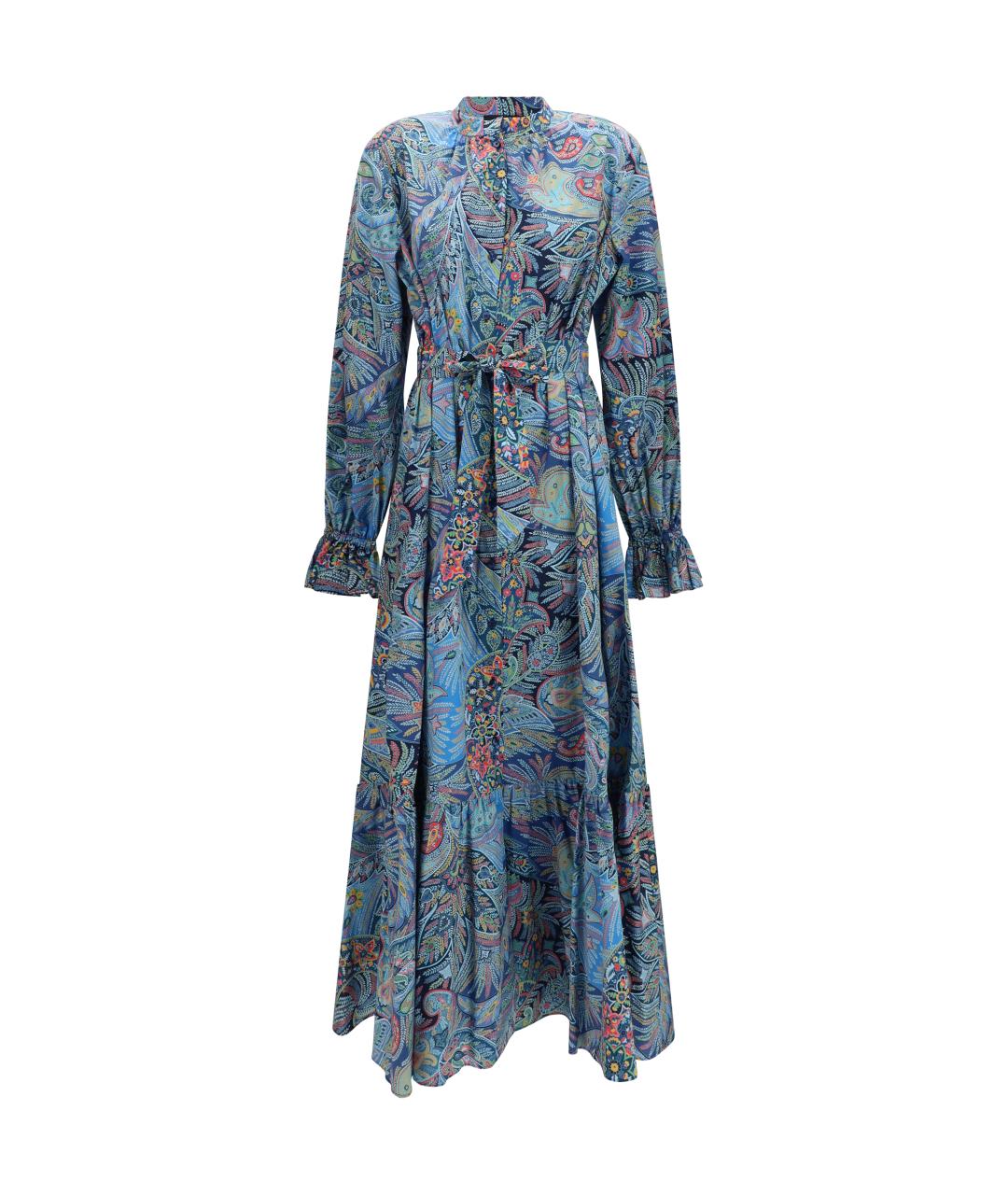 ETRO Мульти хлопковое повседневное платье, фото 1