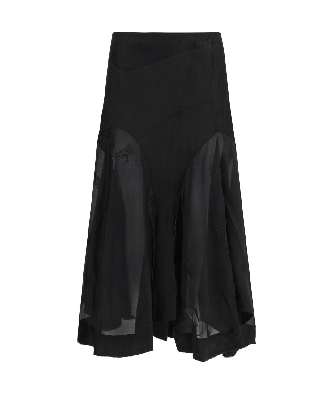 OUR LEGACY Черная юбка миди, фото 1
