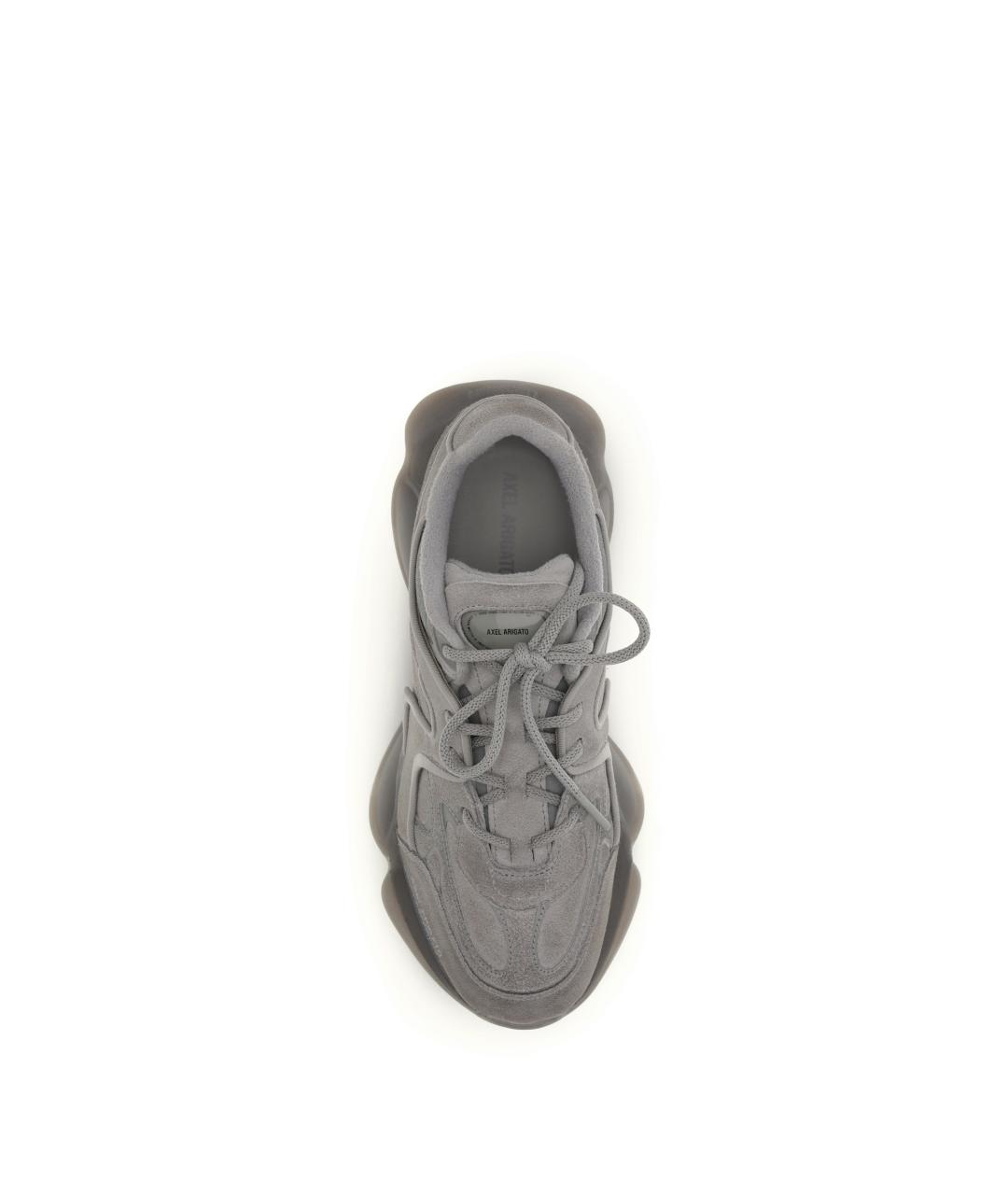 AXEL ARIGATO Серые замшевые низкие кроссовки / кеды, фото 4