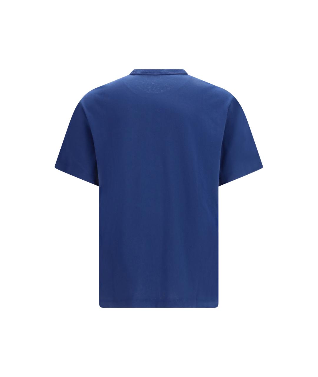 KENZO Синяя хлопковая футболка, фото 2