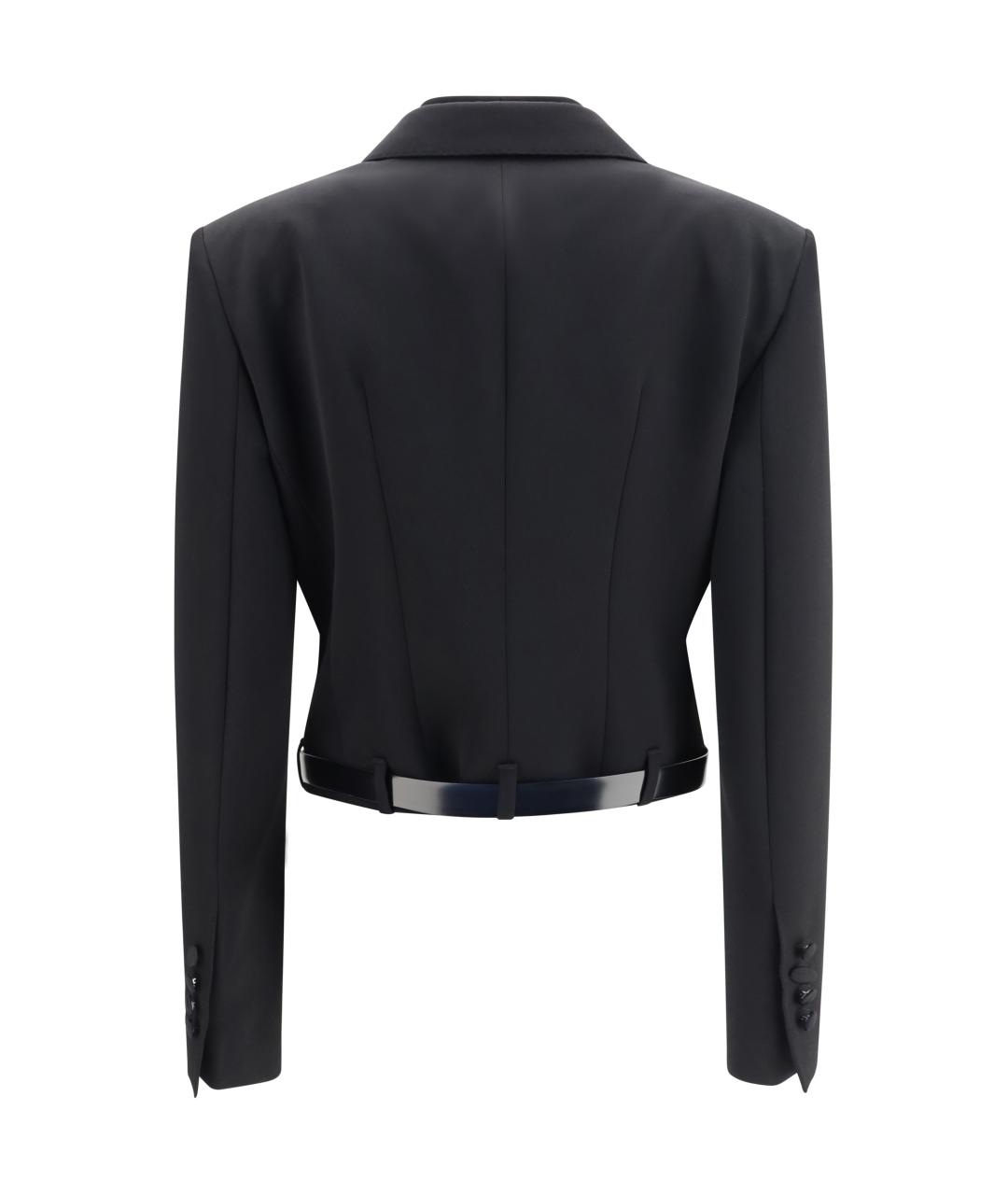 DOLCE&GABBANA Черный шерстяной жакет/пиджак, фото 2