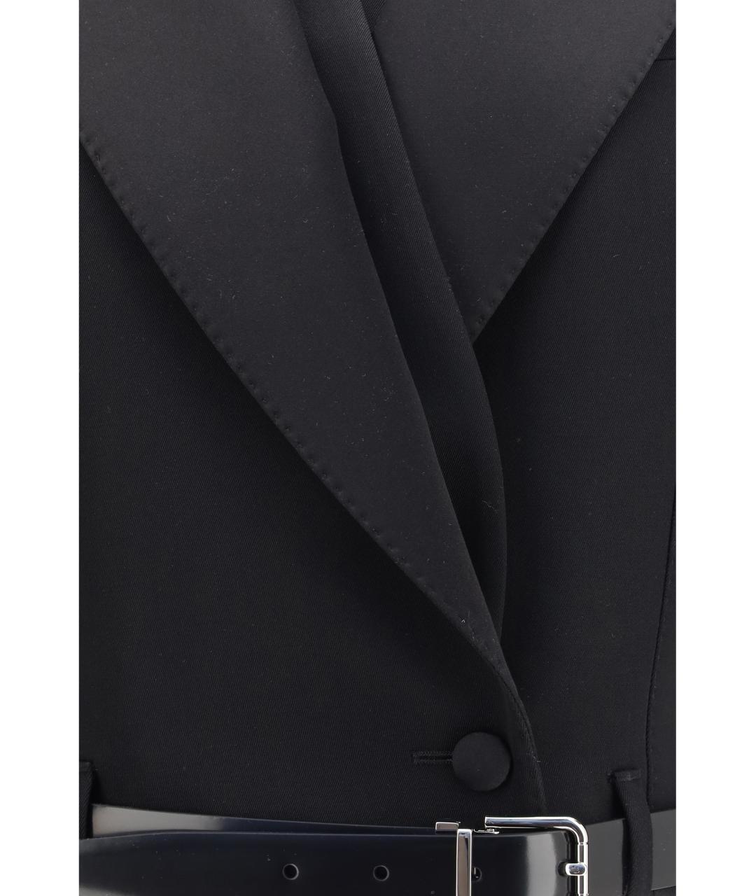 DOLCE&GABBANA Черный шерстяной жакет/пиджак, фото 3