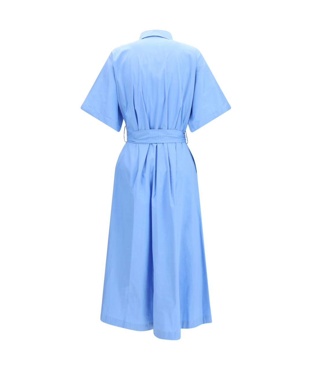 ELLA Голубое хлопковое повседневное платье, фото 2