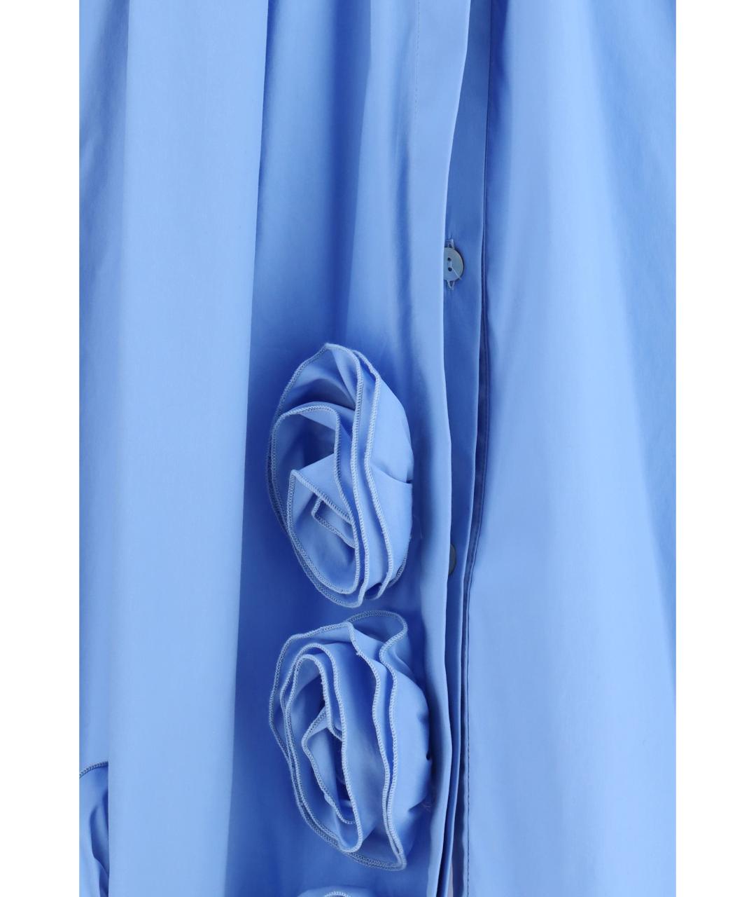 ELLA Голубое хлопковое повседневное платье, фото 3