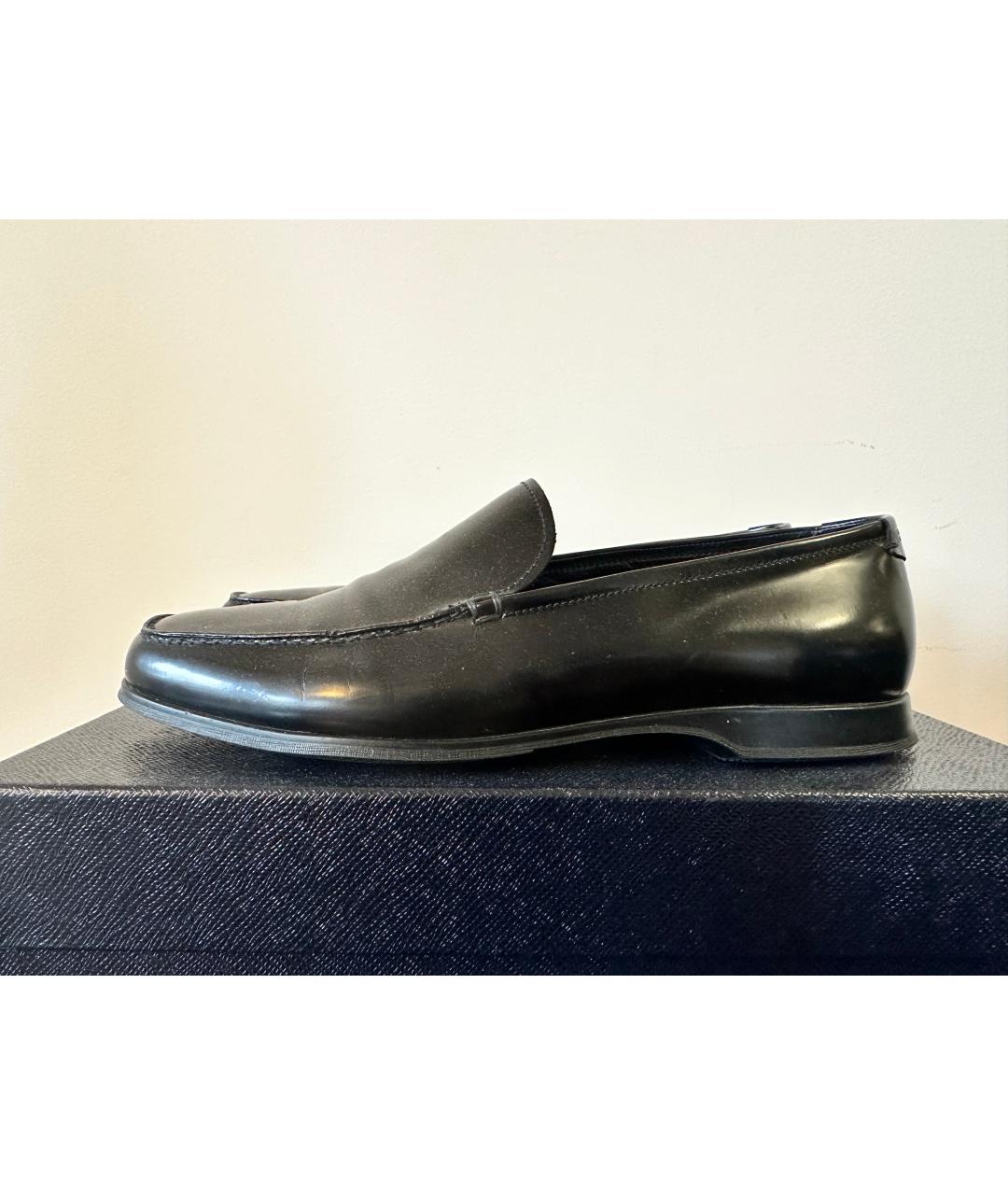 PRADA Черные лоферы из лакированной кожи, фото 6