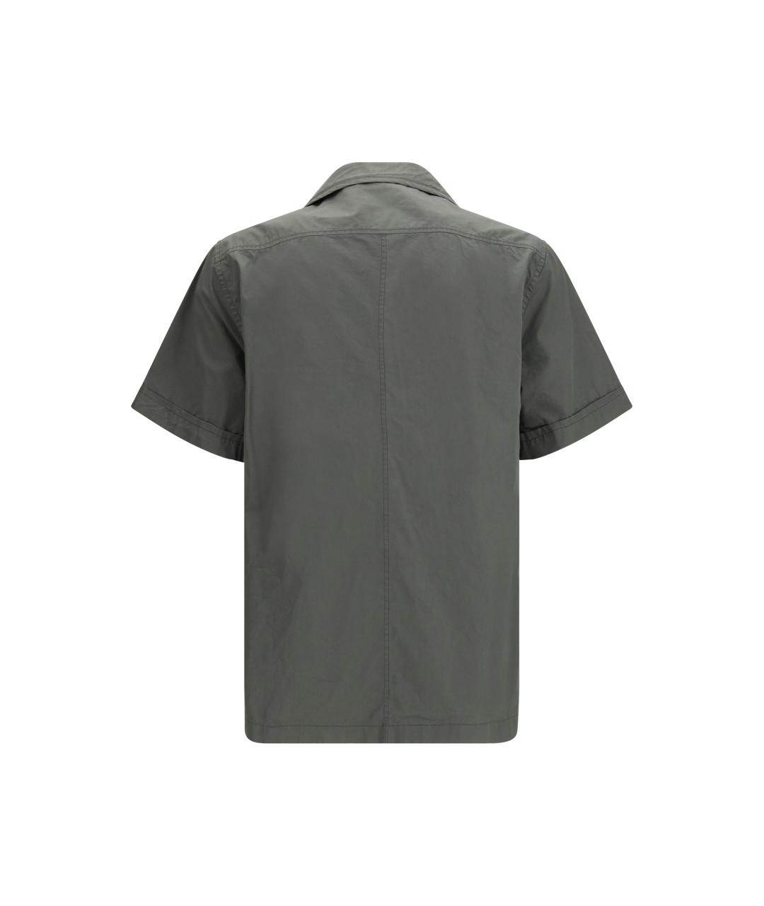 DOLCE&GABBANA Серая хлопковая кэжуал рубашка, фото 2