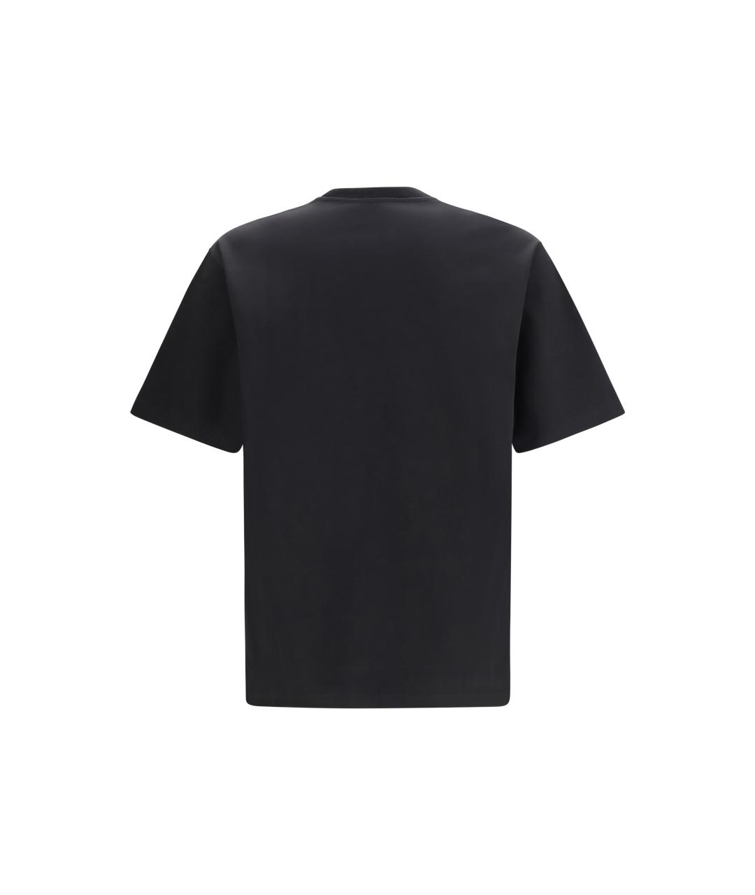 DOLCE&GABBANA Черная хлопковая футболка, фото 2