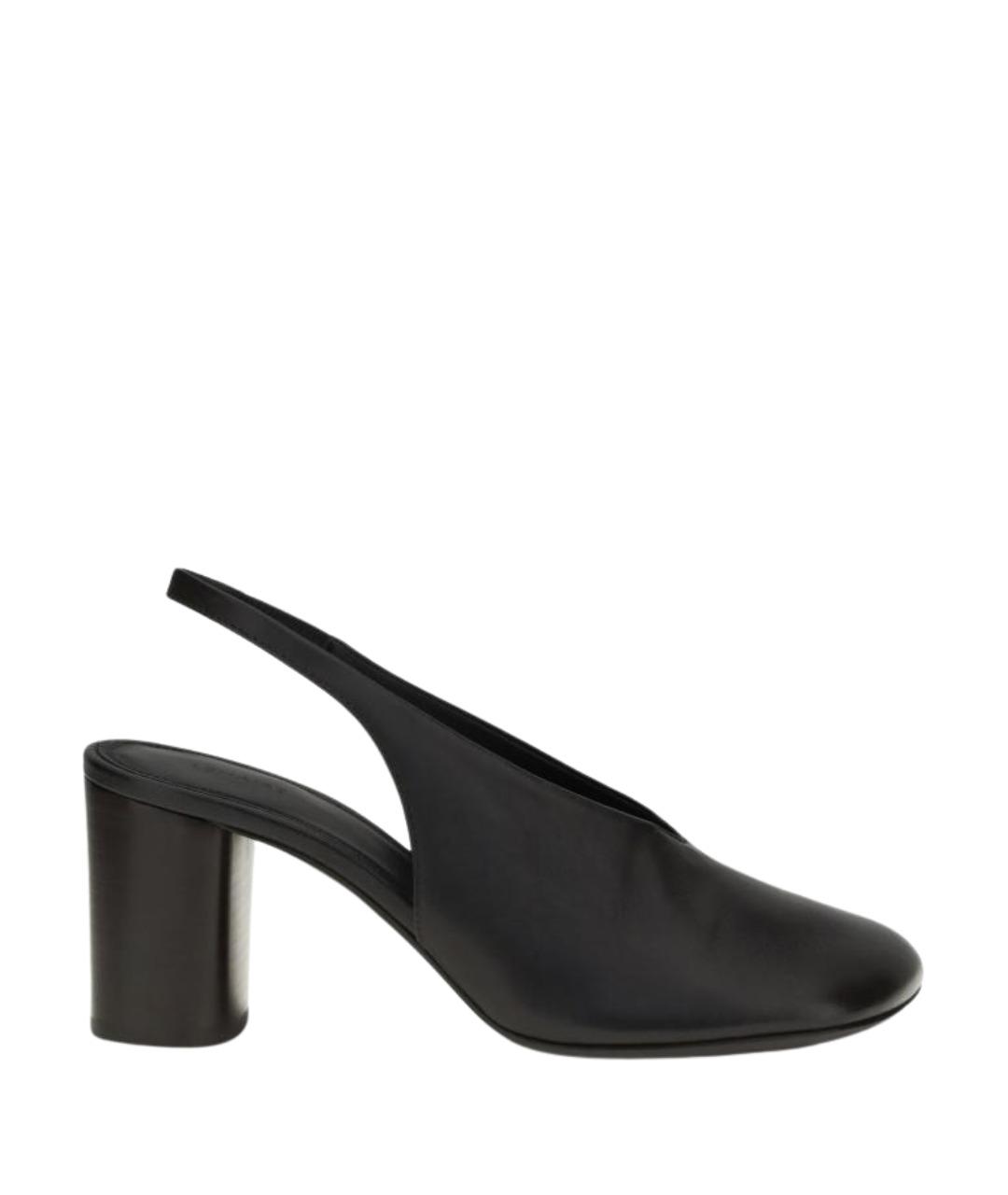 LEMAIRE Черные кожаные туфли, фото 1