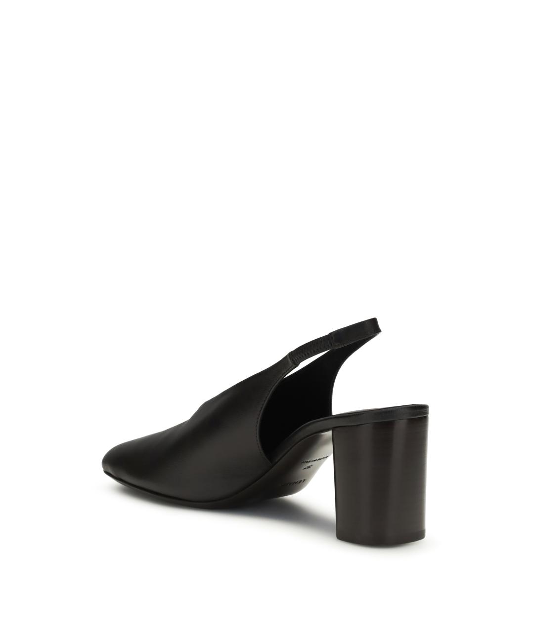 LEMAIRE Черные кожаные туфли, фото 3