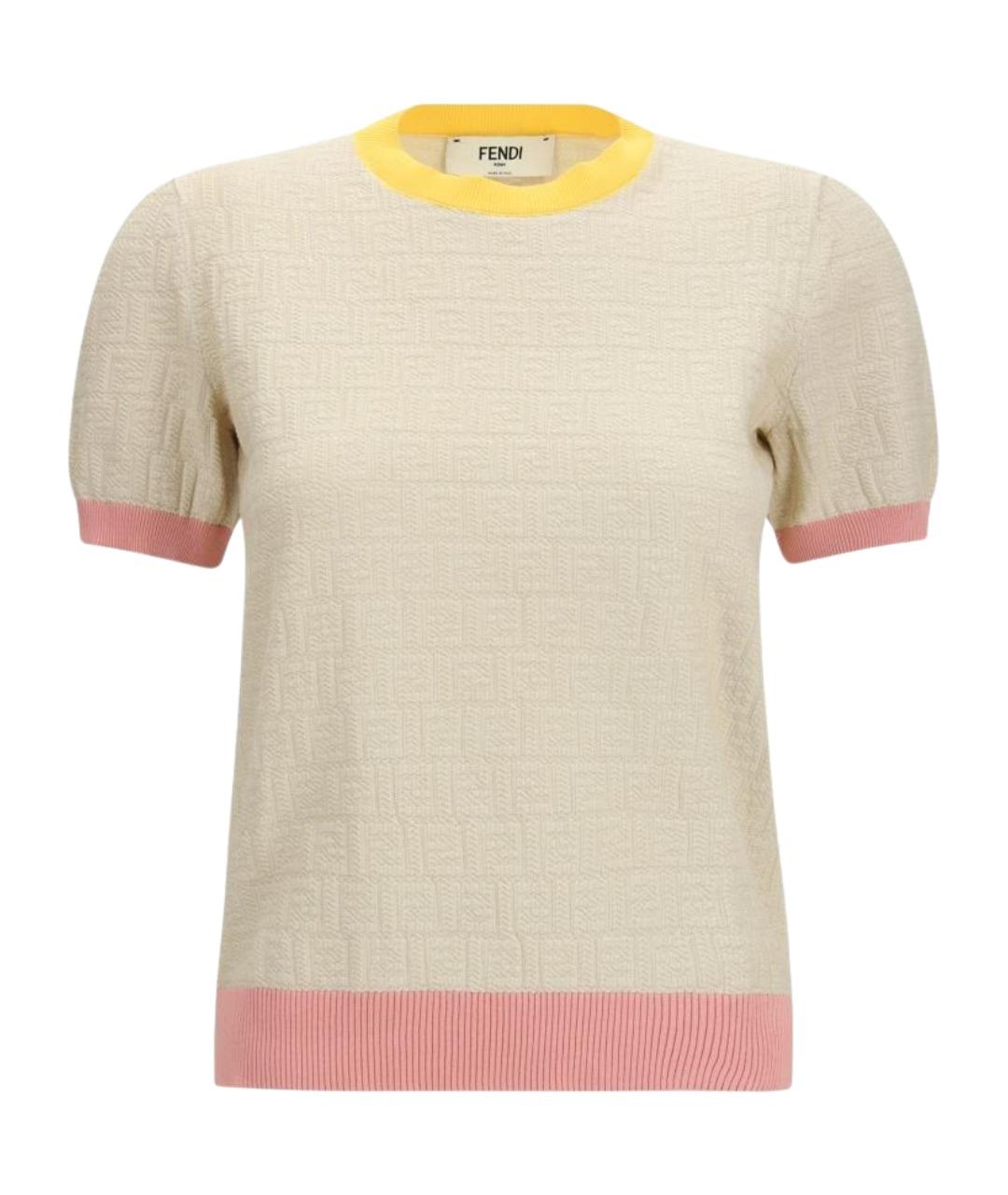 FENDI Мульти хлопковый джемпер / свитер, фото 1