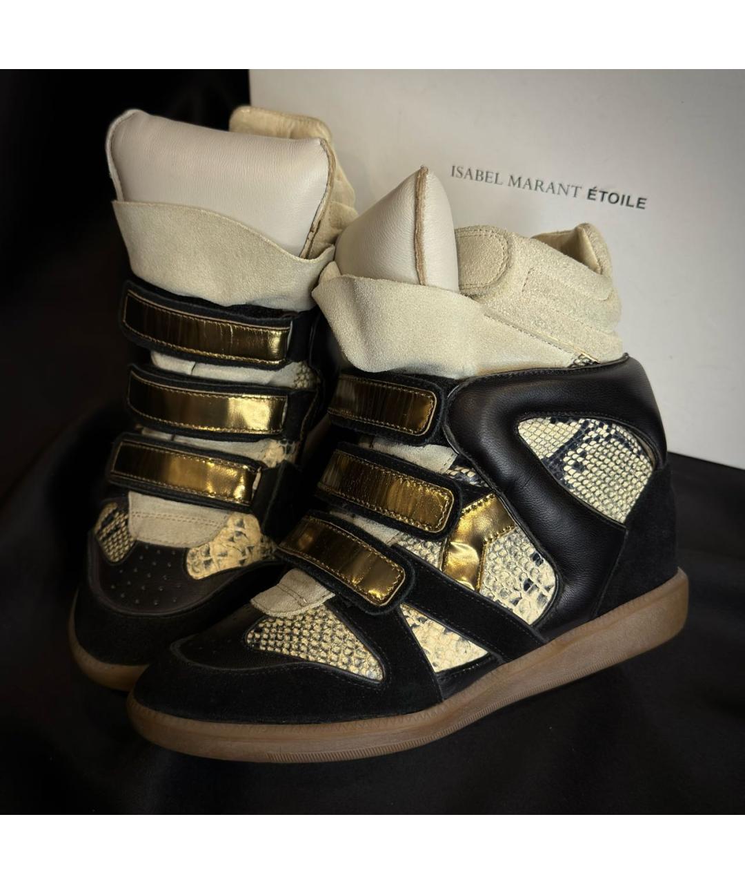 ISABEL MARANT Черные замшевые кеды, фото 9