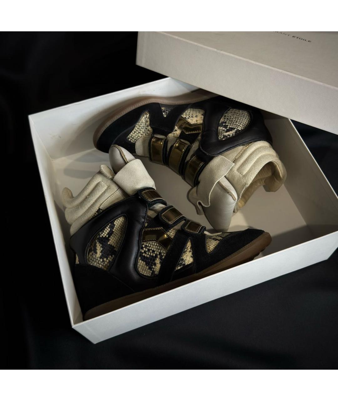 ISABEL MARANT Черные замшевые кеды, фото 8