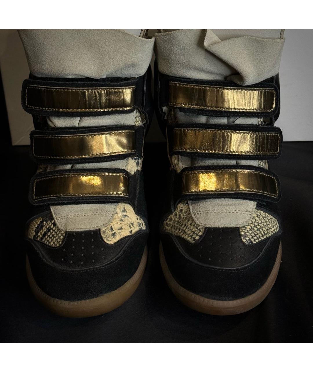 ISABEL MARANT Черные замшевые кеды, фото 4