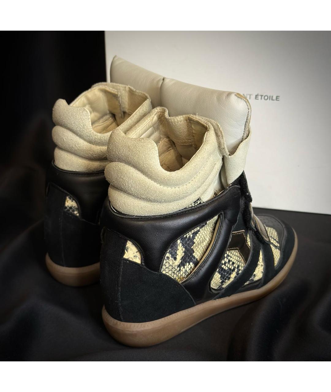 ISABEL MARANT Черные замшевые кеды, фото 3