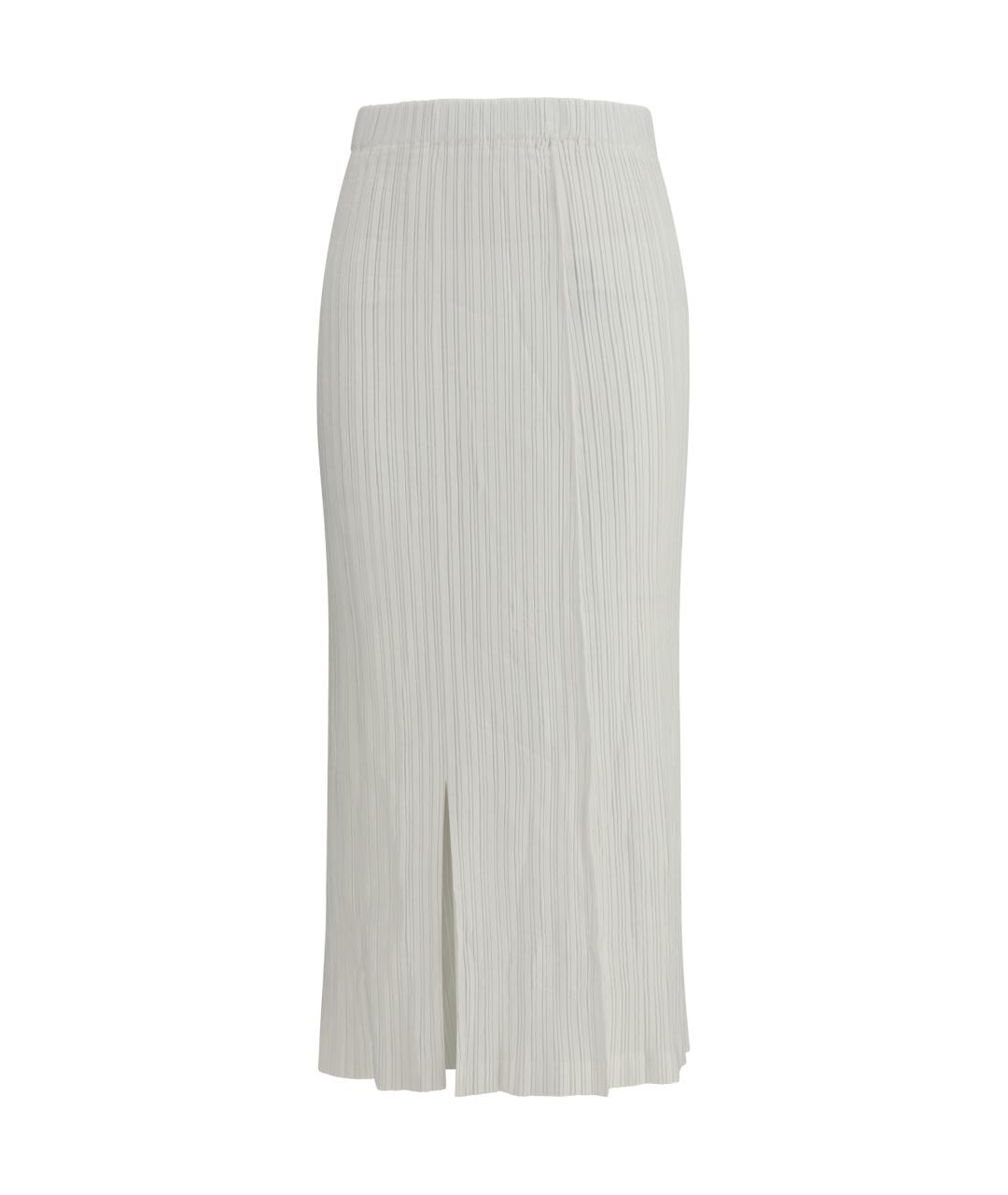 GONGDID DESIGN Белая вискозная юбка миди, фото 1