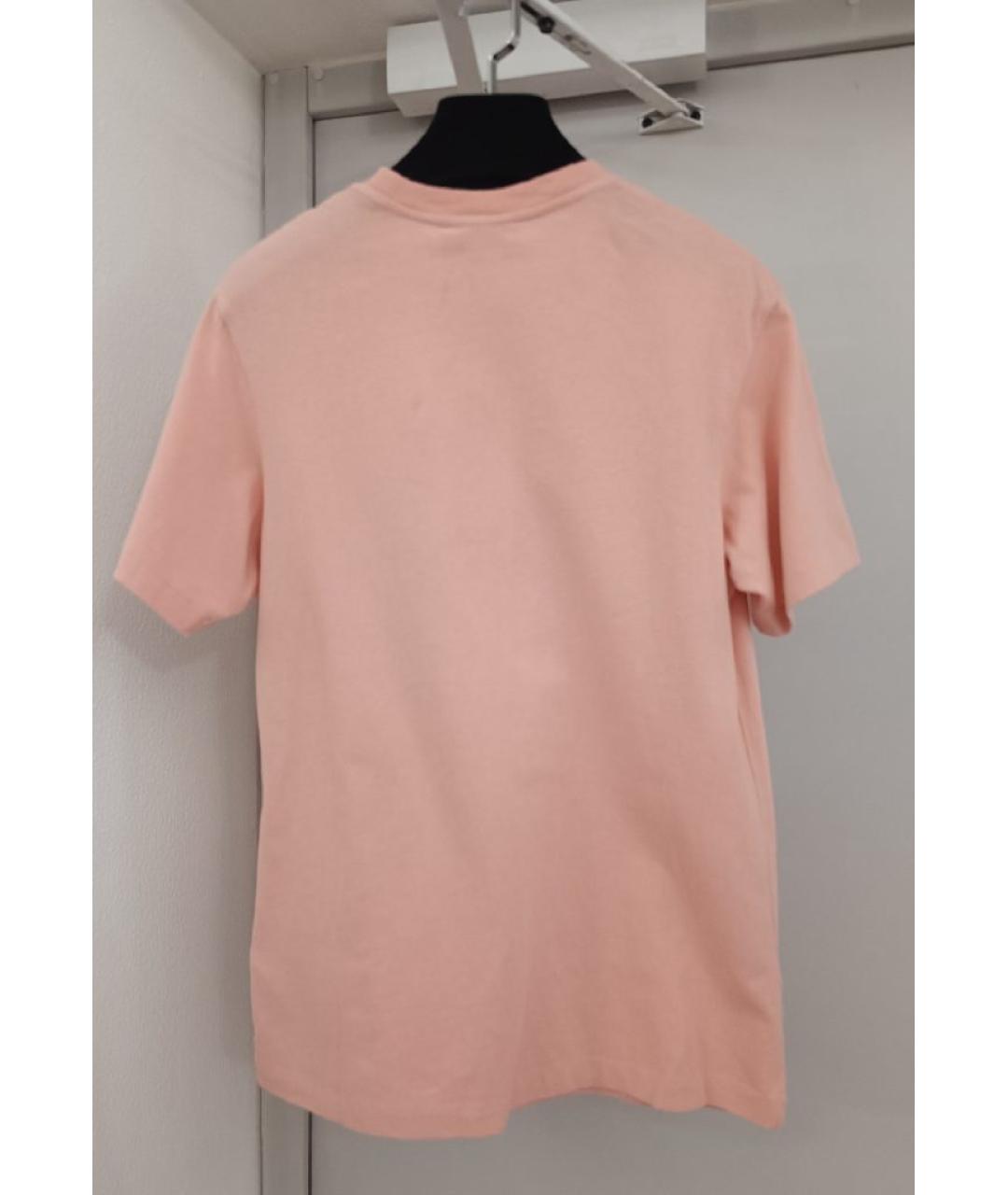 SPORTY AND RICH Коралловая хлопковая футболка, фото 2