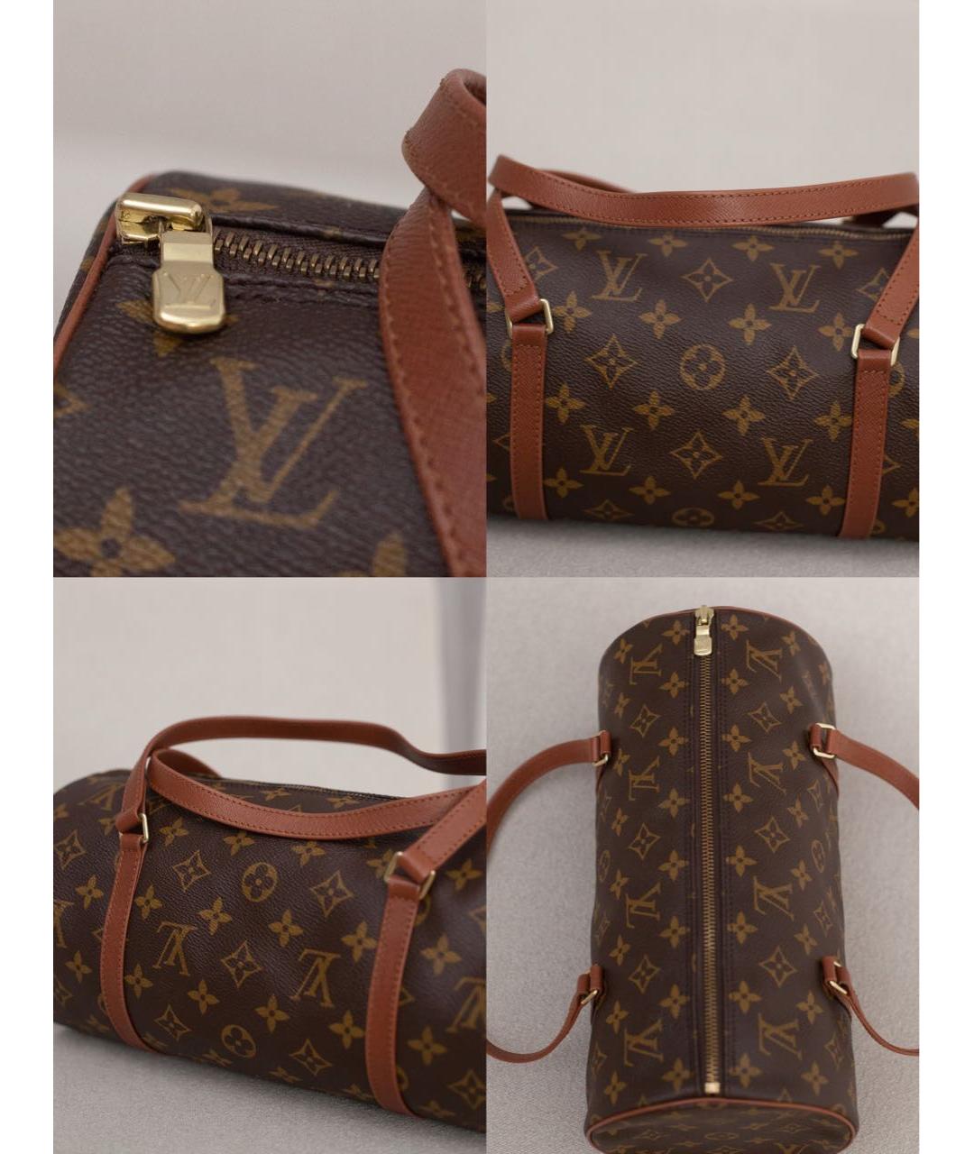 LOUIS VUITTON Коричневая сумка с короткими ручками, фото 6