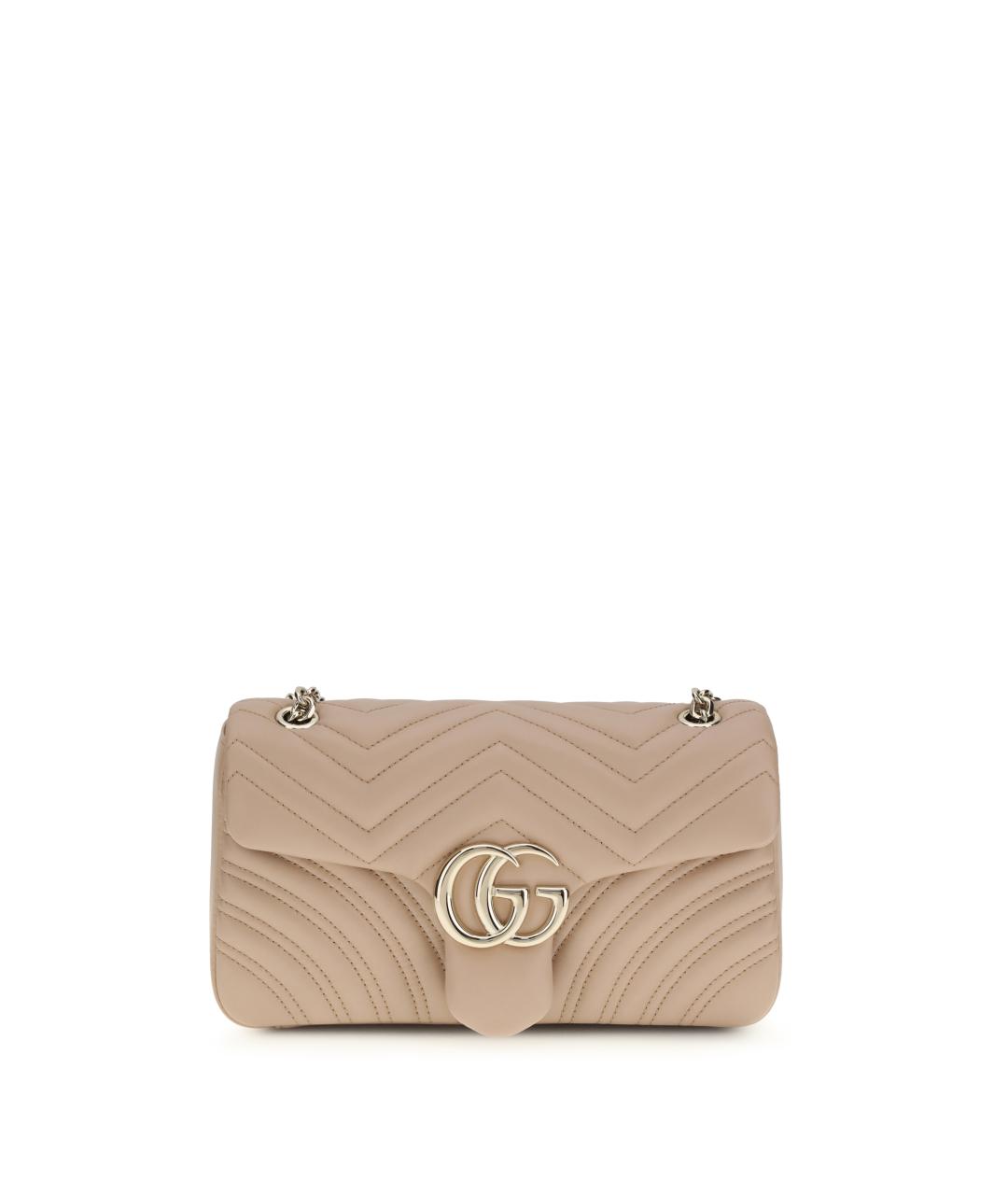 GUCCI Розовая кожаная сумка через плечо, фото 1