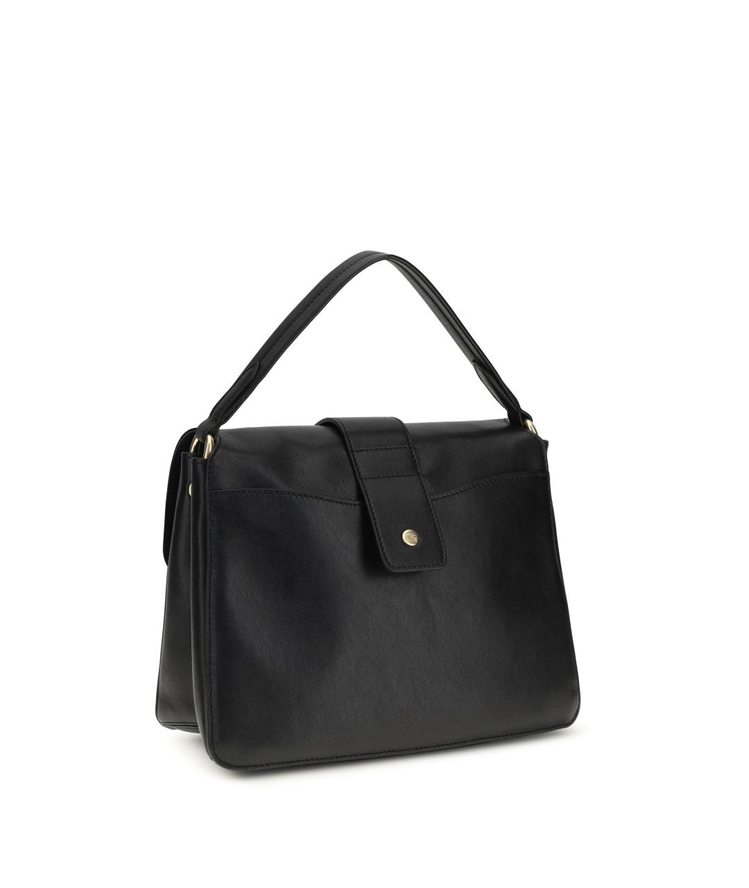 BURBERRY Черная кожаная сумка через плечо, фото 3