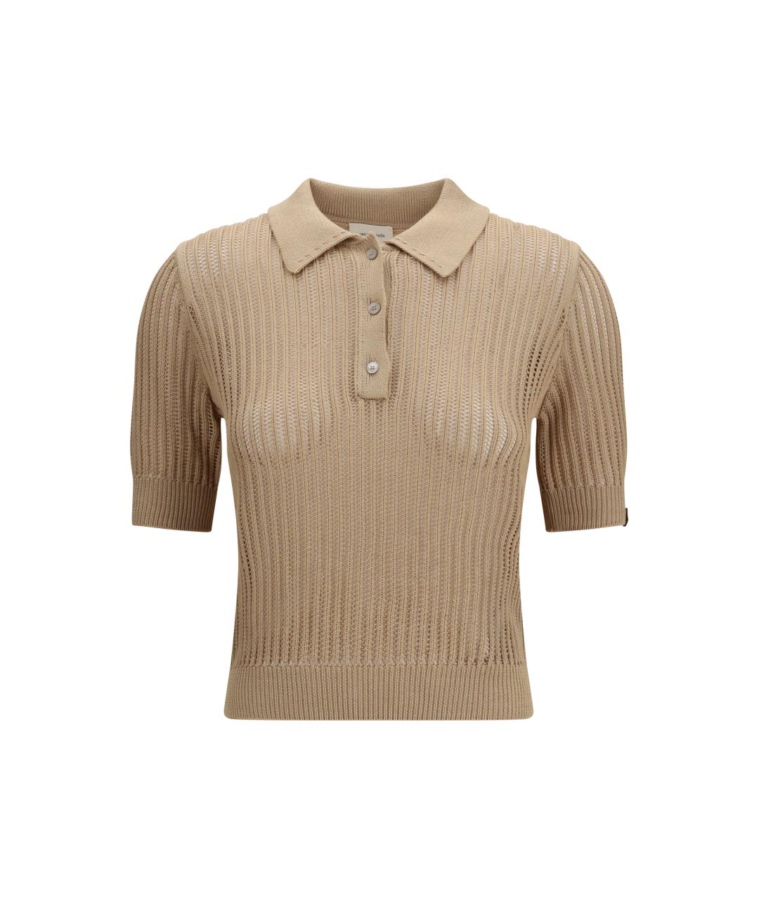 JACOB COHEN Бежевая хлопковая футболка, фото 1