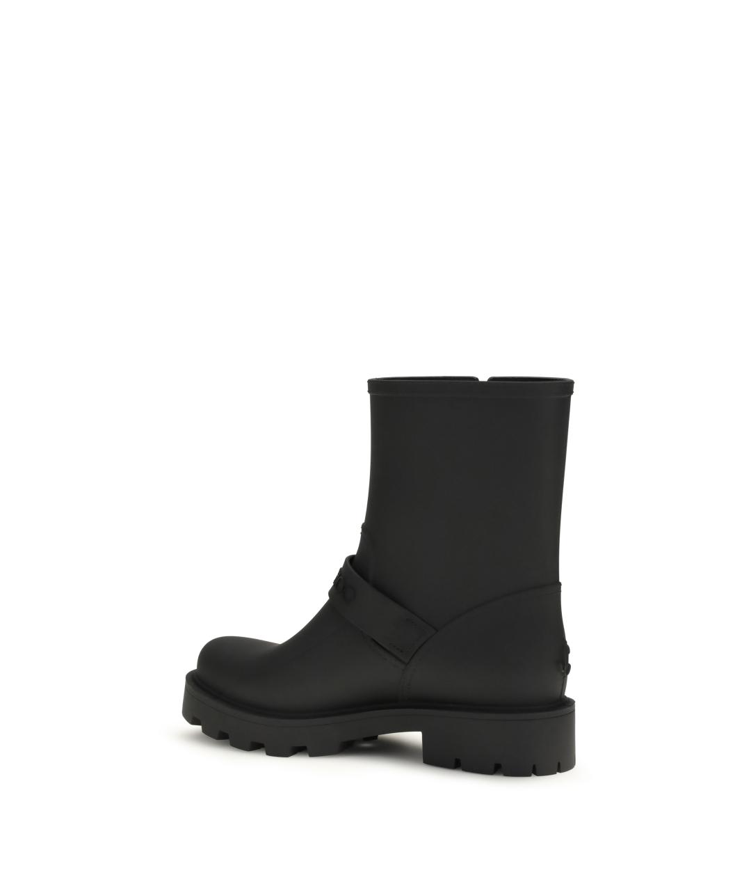 JIMMY CHOO Черные синтетические сапоги, фото 3