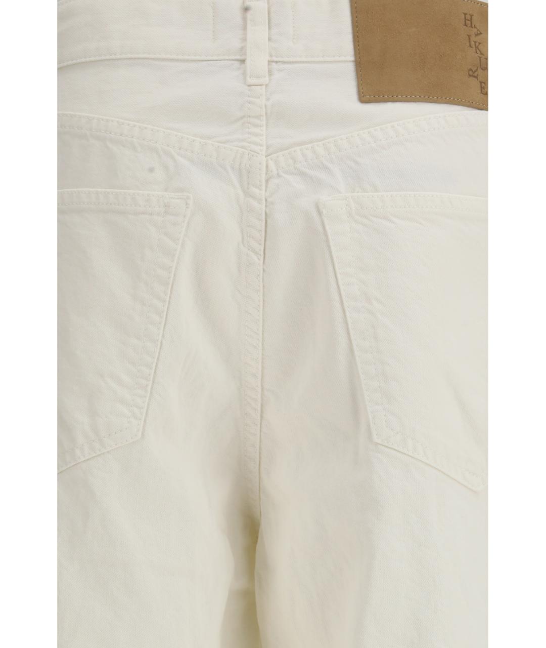 HAIKURE Белые хлопковые шорты, фото 3