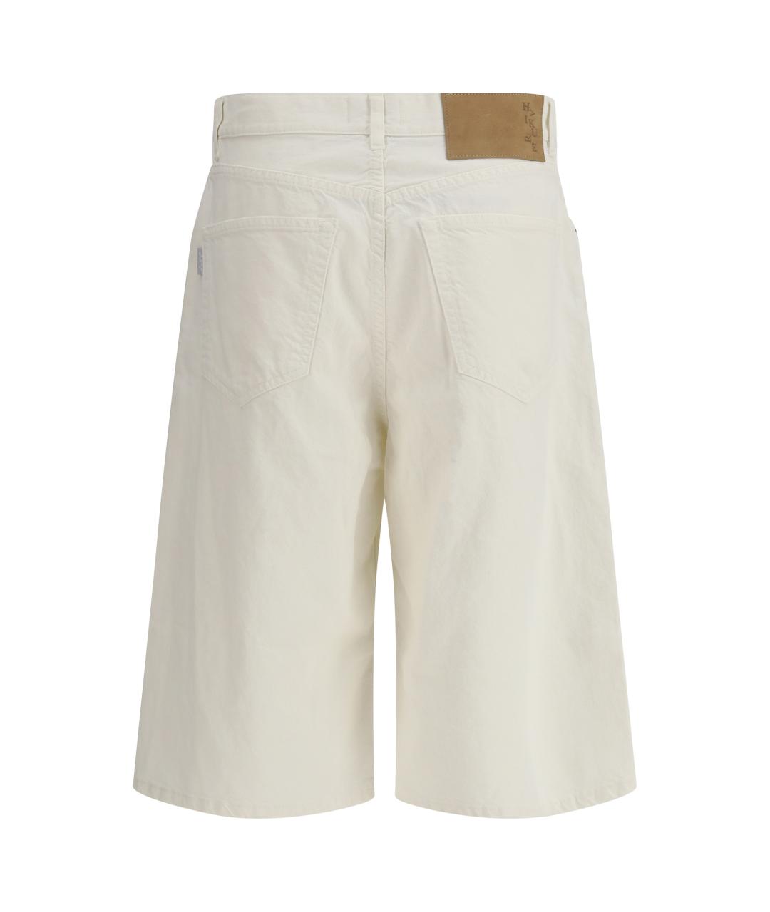 HAIKURE Белые хлопковые шорты, фото 2