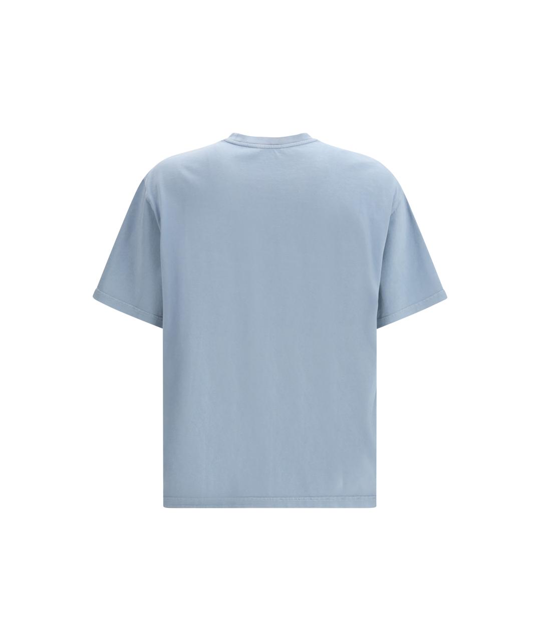 MARNI Голубая хлопковая футболка, фото 2