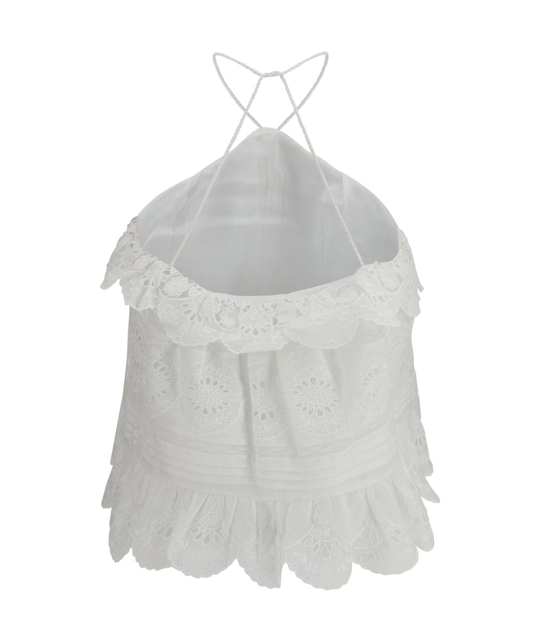 ISABEL MARANT ETOILE Белая хлопковая майка, фото 2