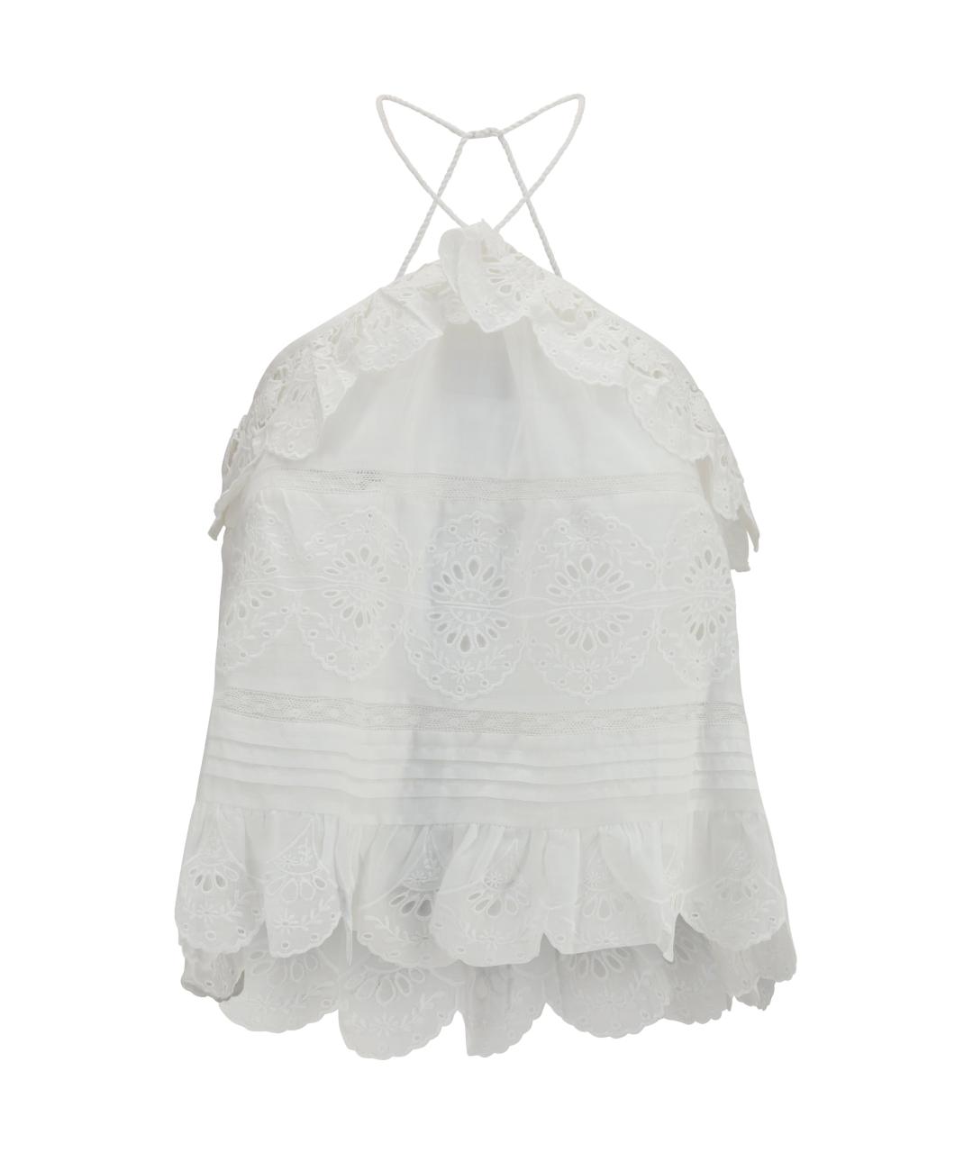 ISABEL MARANT ETOILE Белая хлопковая майка, фото 1