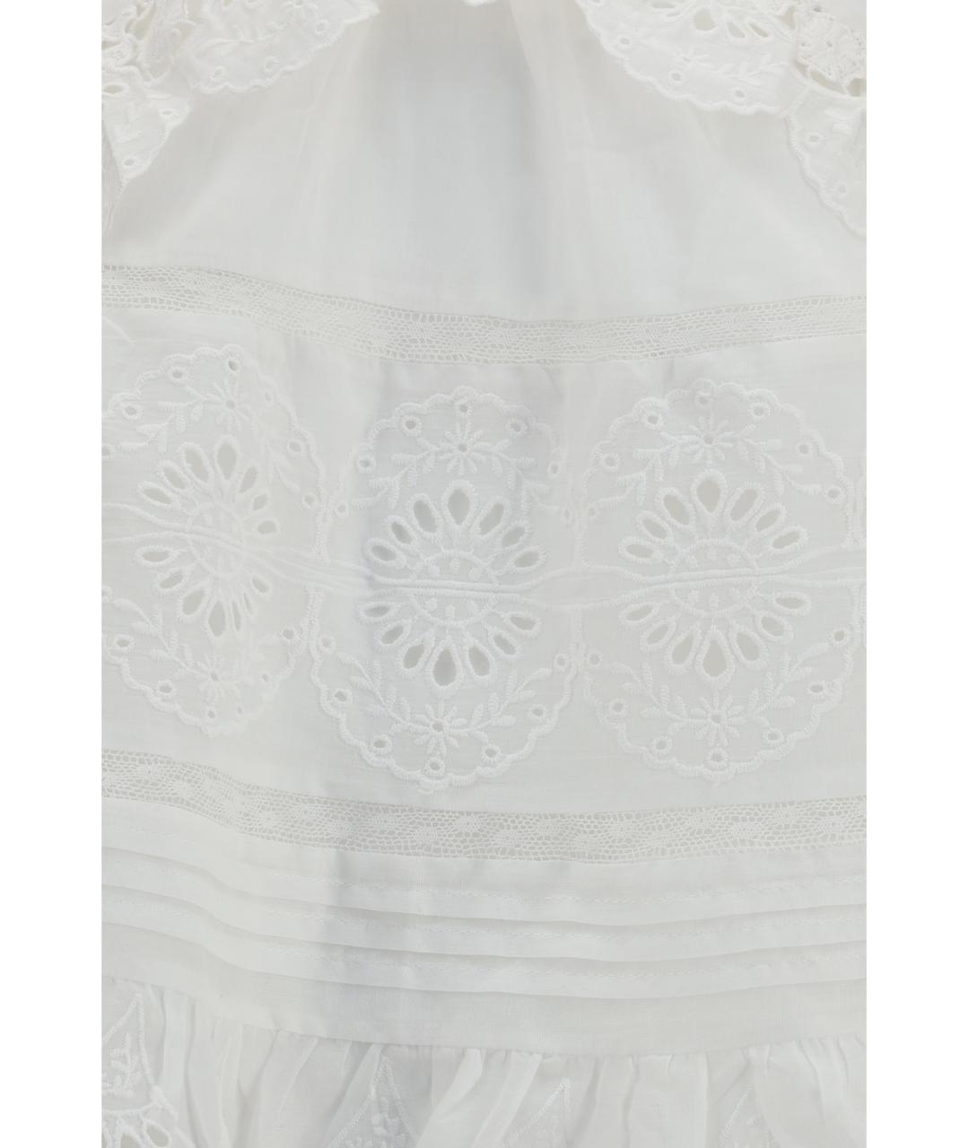 ISABEL MARANT ETOILE Белая хлопковая майка, фото 3