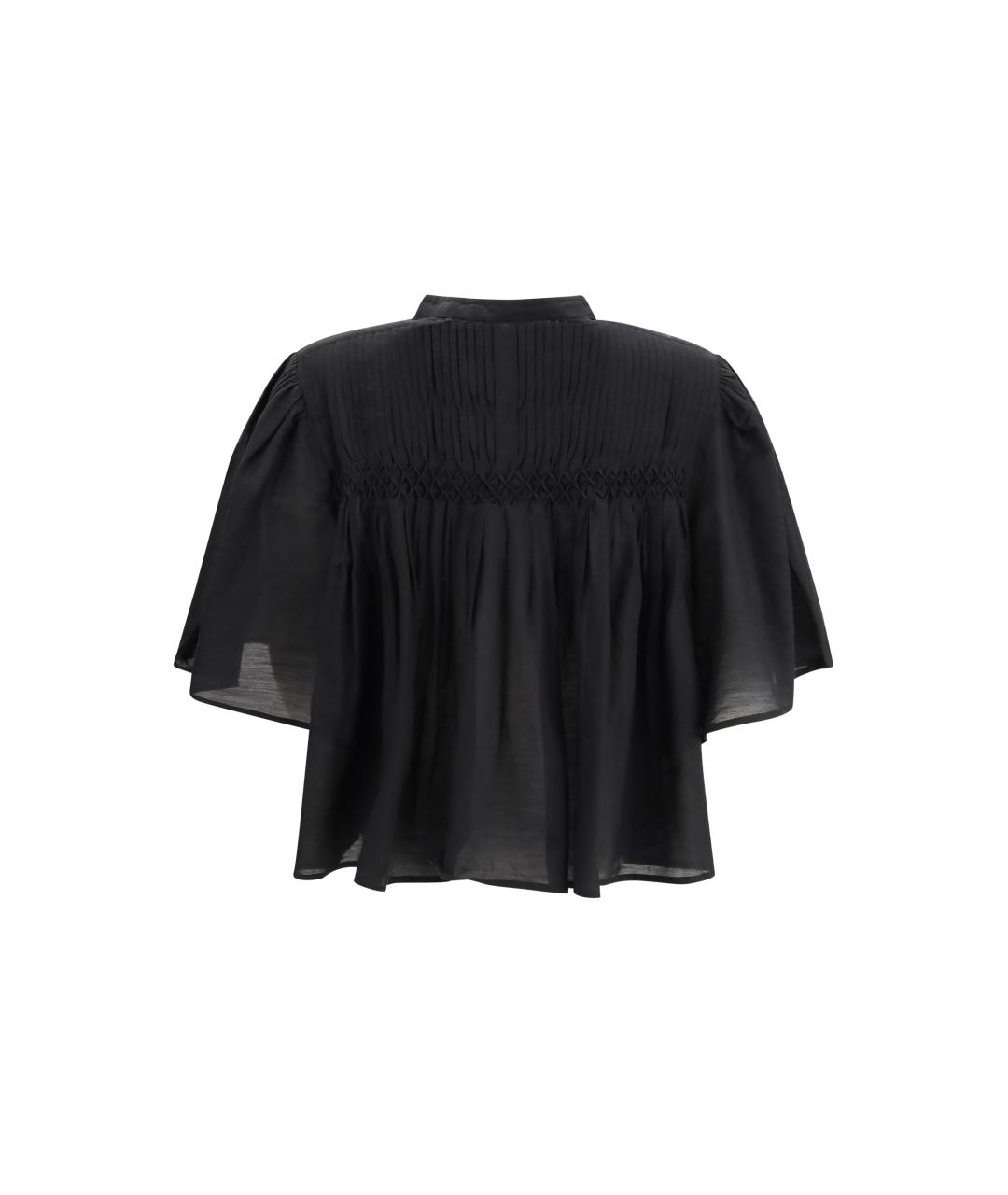 ISABEL MARANT ETOILE Черная хлопковая рубашка, фото 2