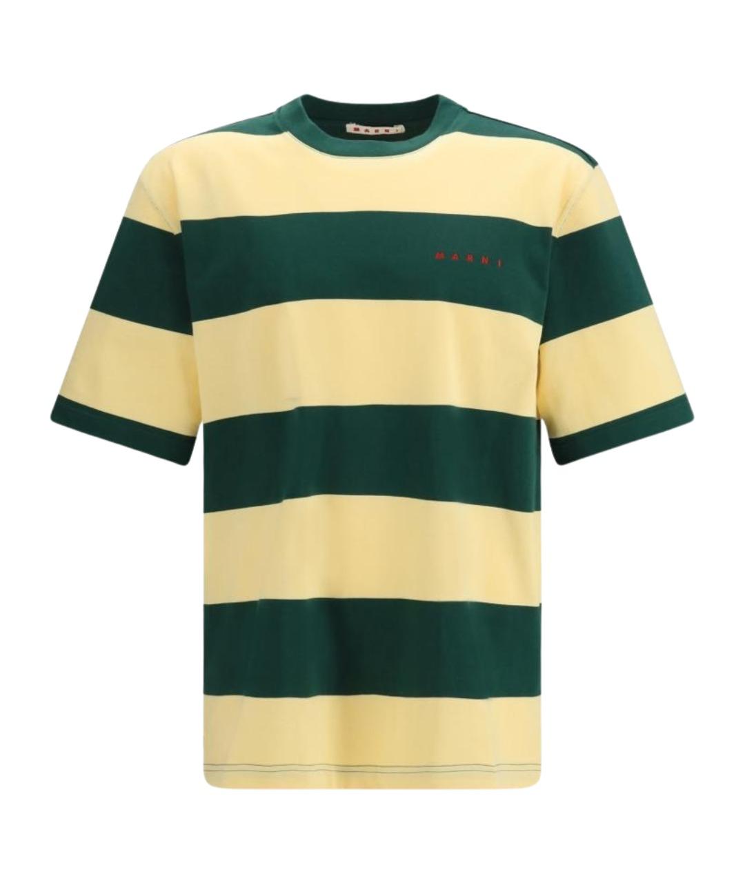 MARNI Мульти хлопковая футболка, фото 1