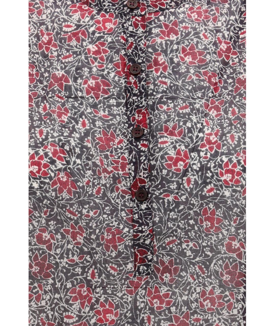 ISABEL MARANT ETOILE Бордовая хлопковая рубашка, фото 3