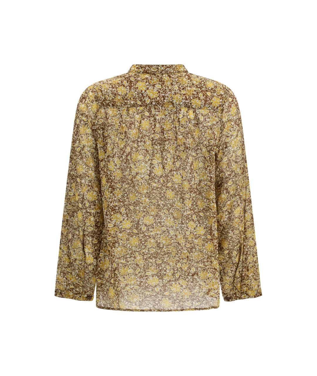 ISABEL MARANT ETOILE Хаки хлопковая рубашка, фото 2