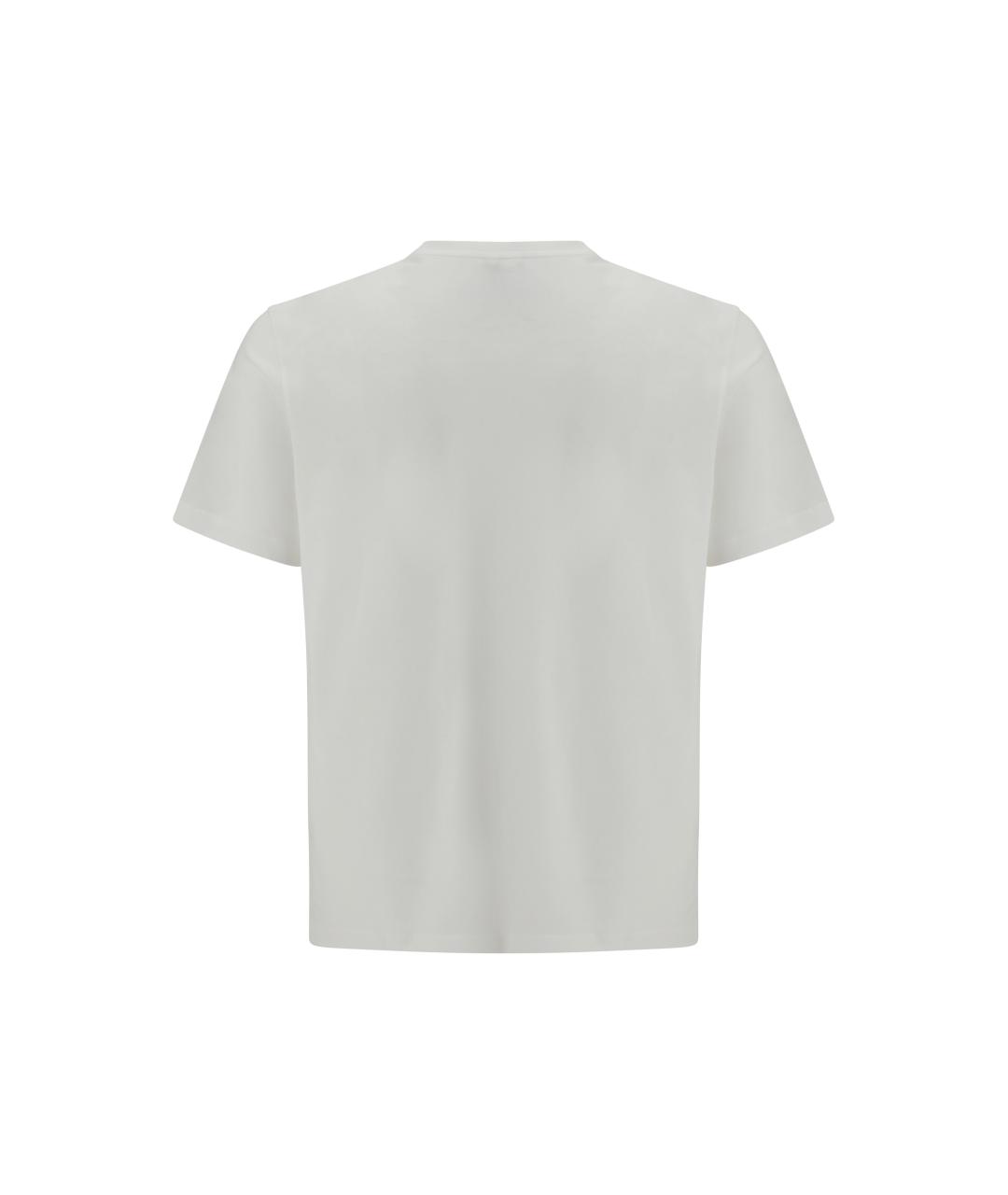 HERNO Белая хлопковая футболка, фото 2