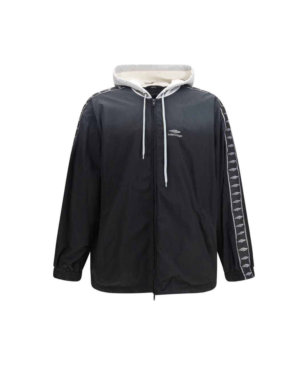 BALENCIAGA Черная полиэстеровая куртка, фото 1